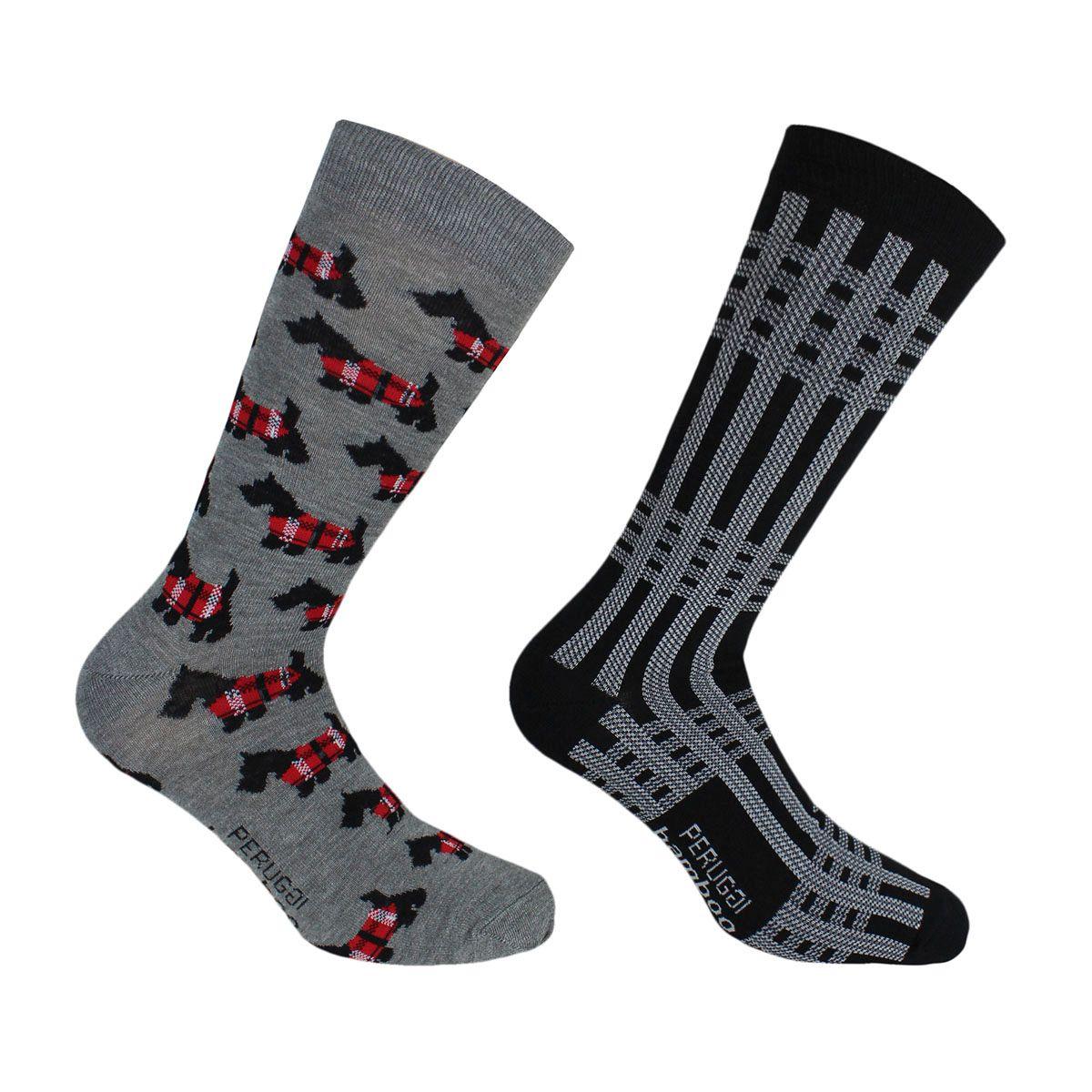 Calcetín Bi-Pack Bamboo Londres Gris-0