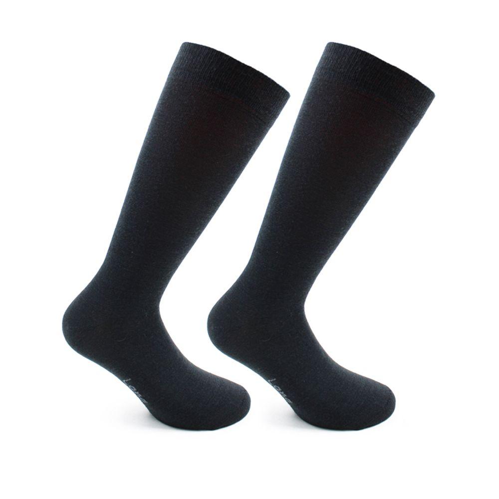 Calcetín Bi-Pack Lana Merino Extra Fina Negro Peruggi-0