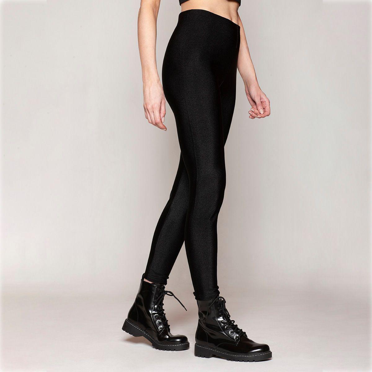 Leggings Satinada Negro Lasst-2