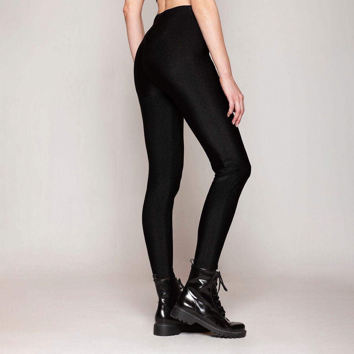 Leggings Satinada Negro Lasst-3