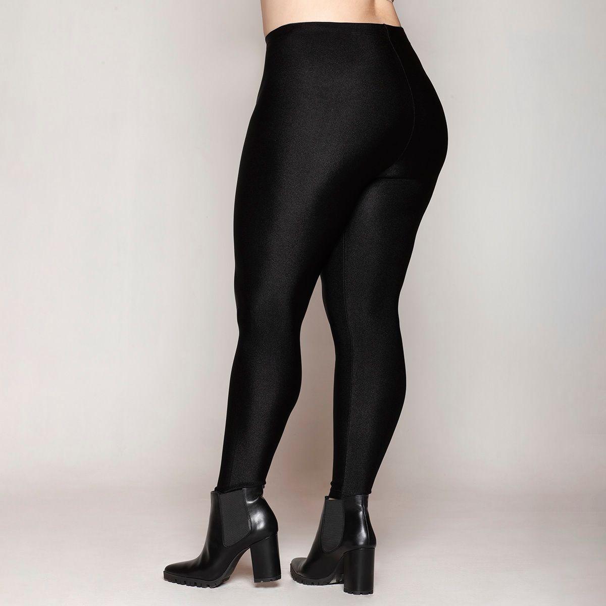 Leggings Satinada Negro Lasst-5