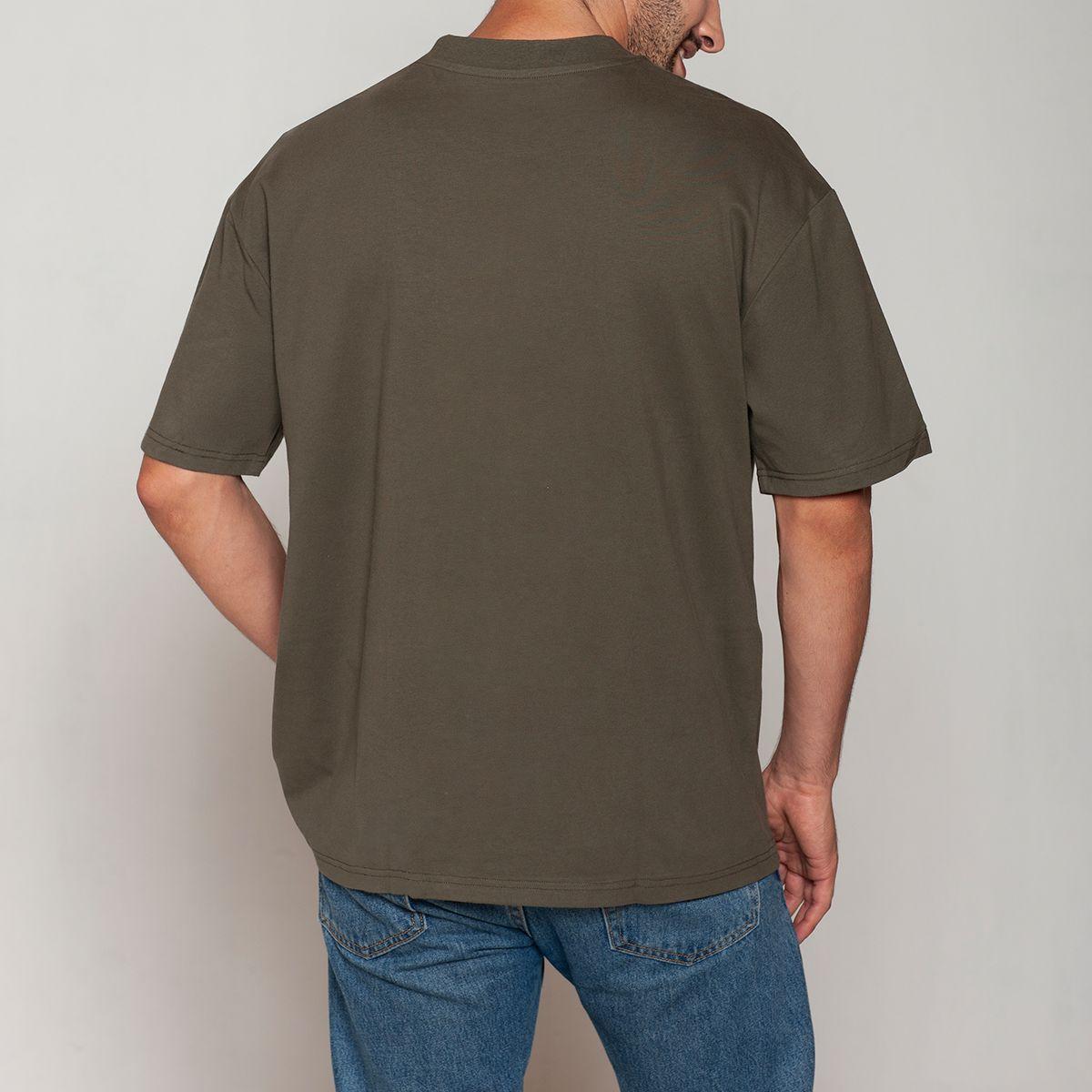Polera Algodón Oversize Verde Tais-1