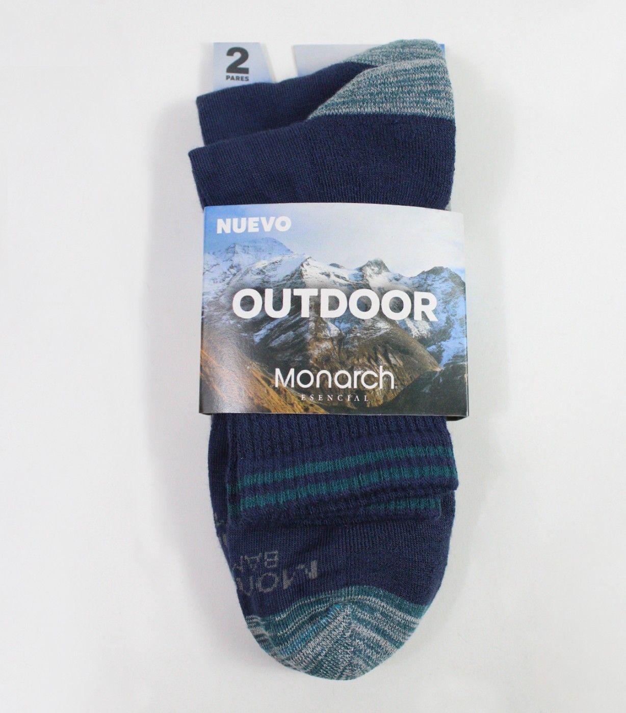 2 Pares Calcetín Outdoor Bamboo + Coolmax 24 Monarch-2