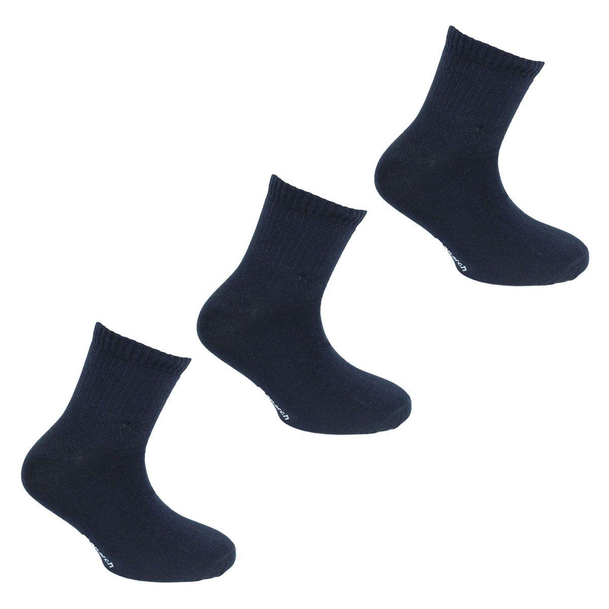 3 Pares Calcetin Bamboo 3/4 Liso-0