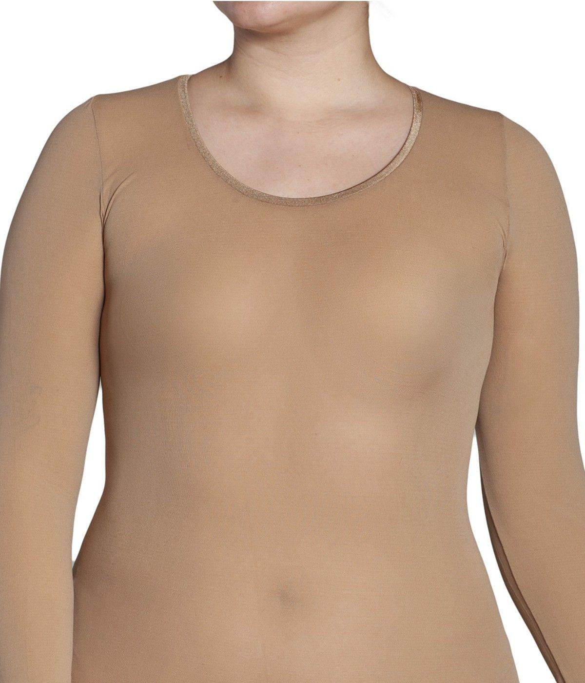 Maxi Chemisette Seamless Crema-2