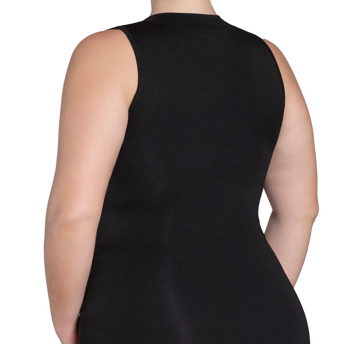 Polera Regata Escote "V" Negro-2