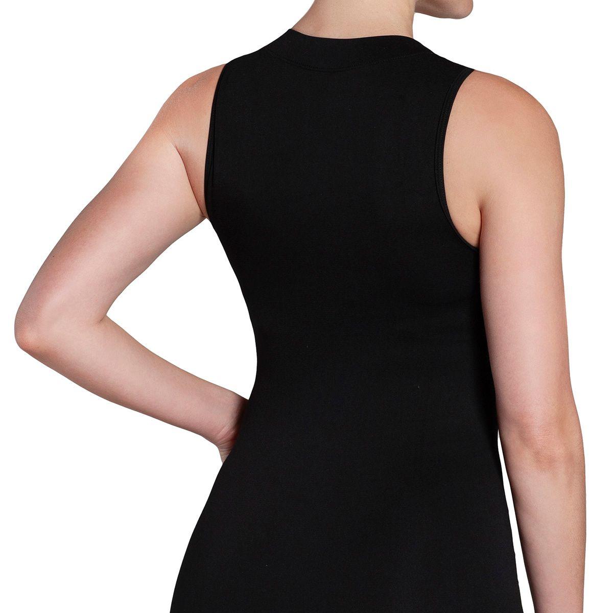 Polera Regata Escote "V" Negro-5