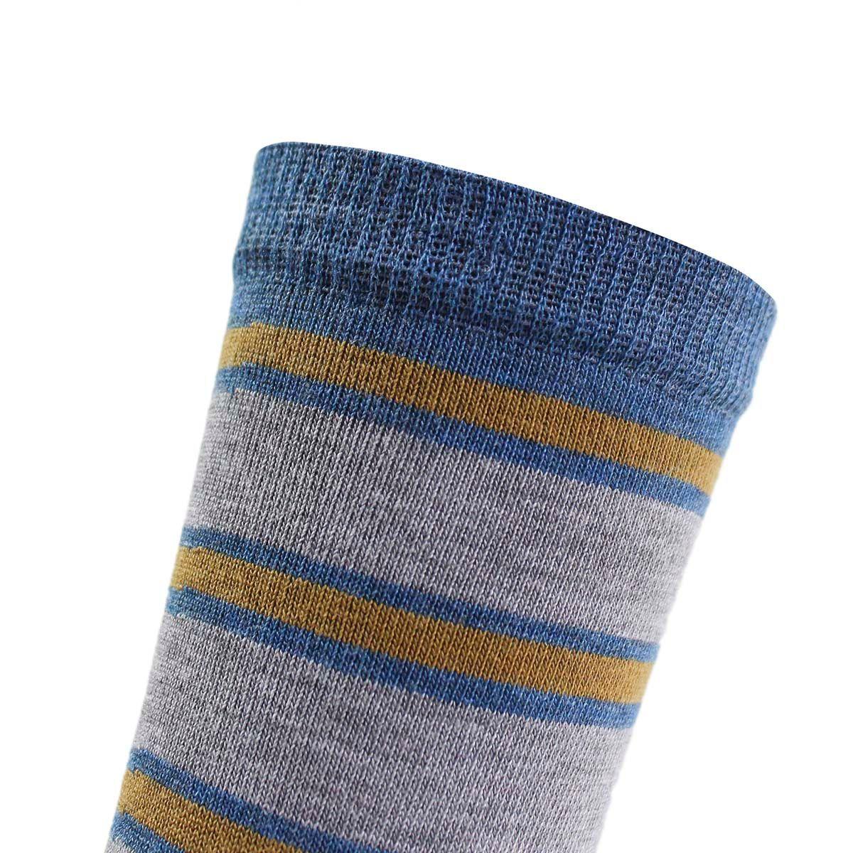 2 Pares Calcetín Bamboo Surf Largo 3/4 Petroleo Melange-3