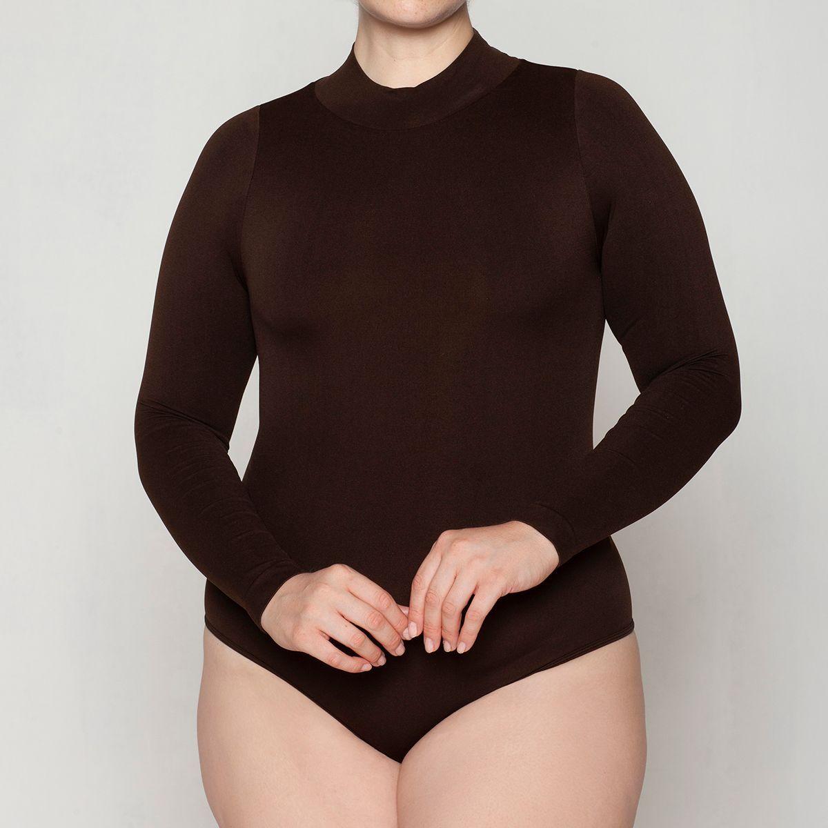 Polera Body Esencial Beatle Chocolate Monarch-3