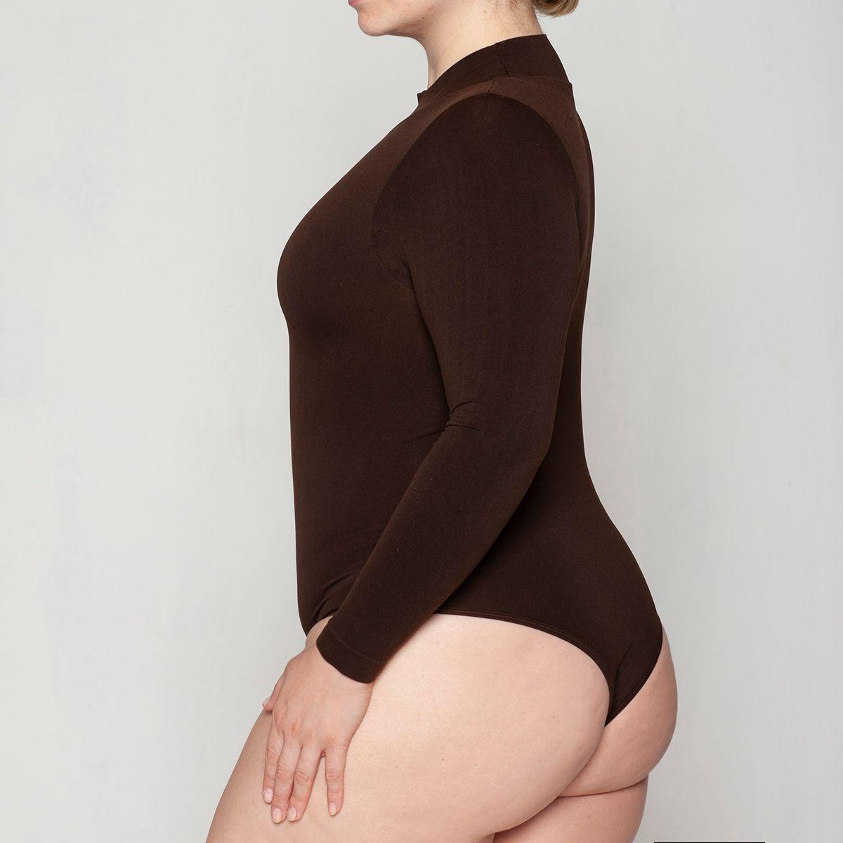 Polera Body Esencial Beatle Chocolate Monarch-4