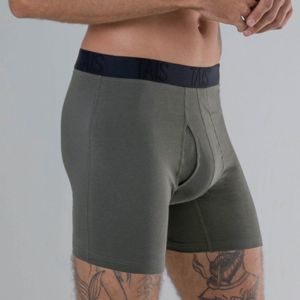 2 Unidades Boxer Largo Liso Marengo Happy Boolls-1