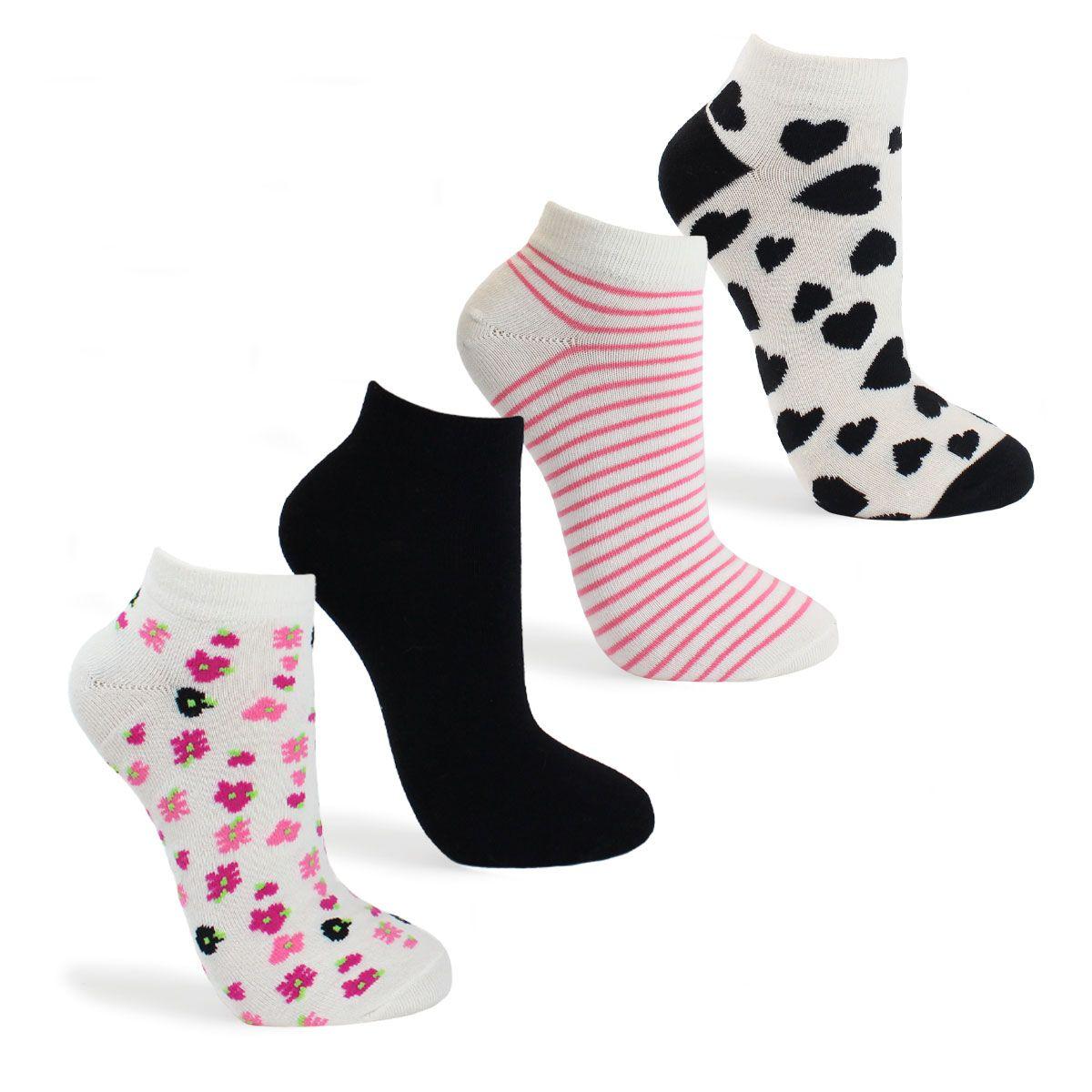 4 Pares Calcetín Algodón 0/5-0