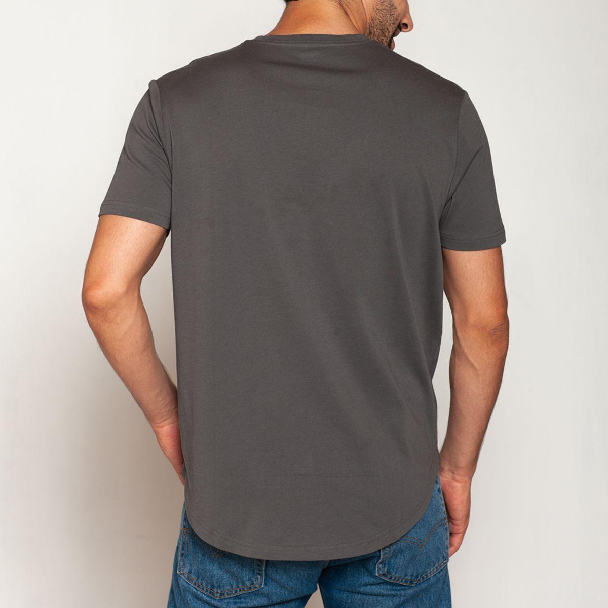 Polera Algodón Regular Fit Gris Tais-2