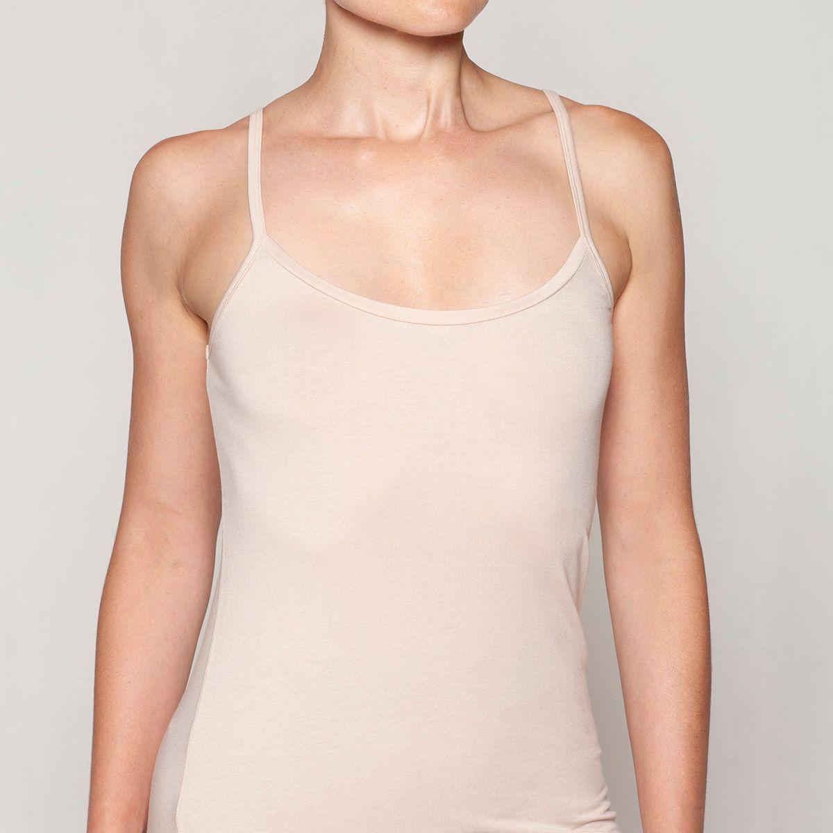 Camiseta Algodón Spandex Pabilo Nude Monarch-0