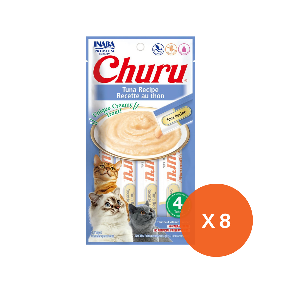 Churu Gatos - Pack De 48 - Variedades Clásicas + Atún Pollo-1