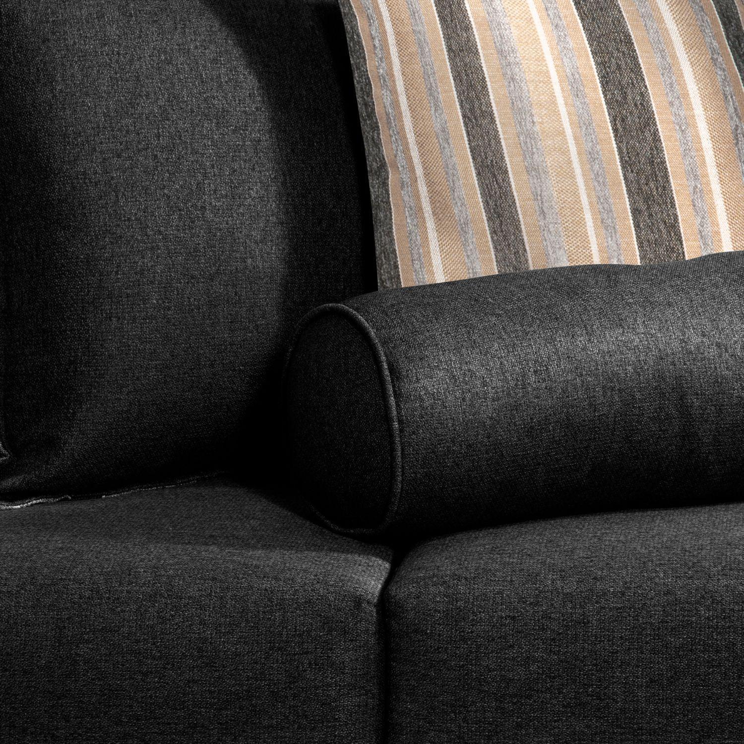 SOFA TRES CUERPOS LULU NEGRO LINO-6
