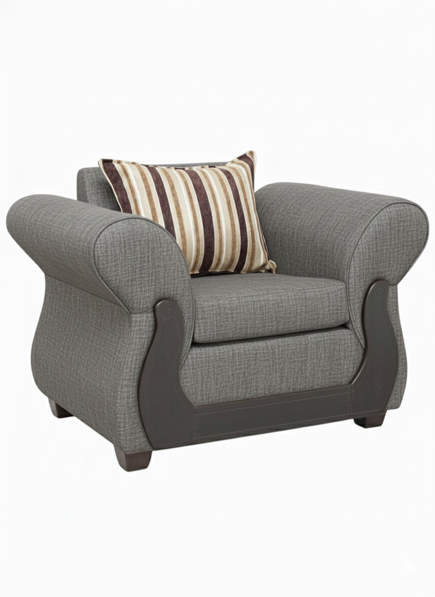 Juego de living 3-1-1 Tokio gris-4