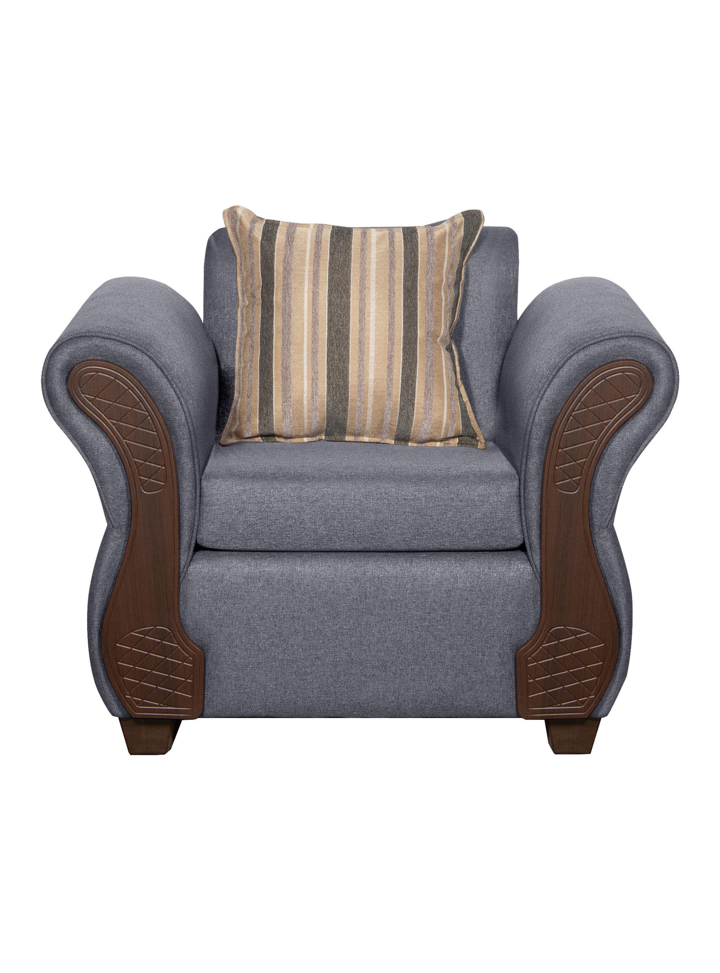 Juego de Living 2-1-1 Marsella Gris-5