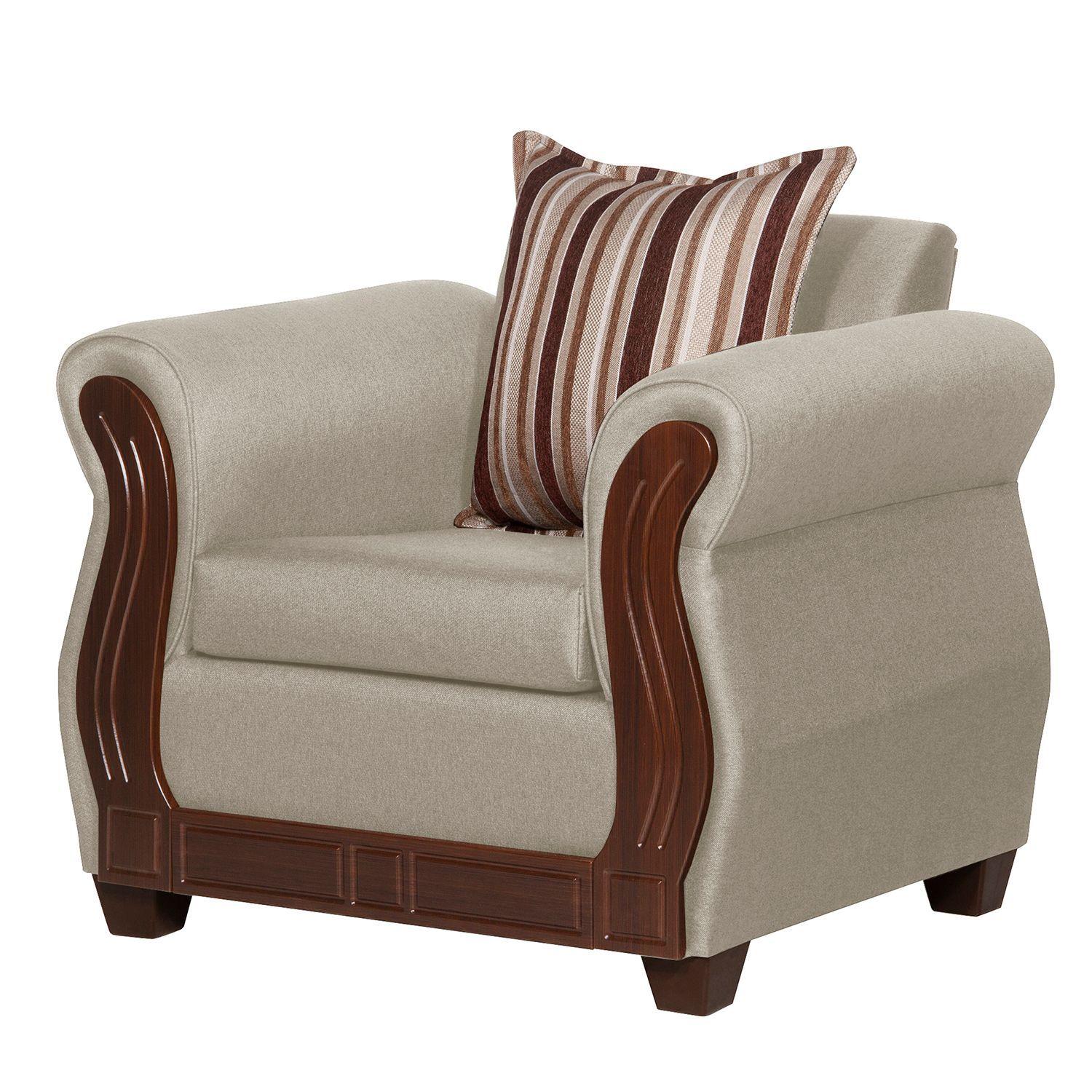 JUEGO DE LIVING ATENAS  311 BEIGE LINO -4