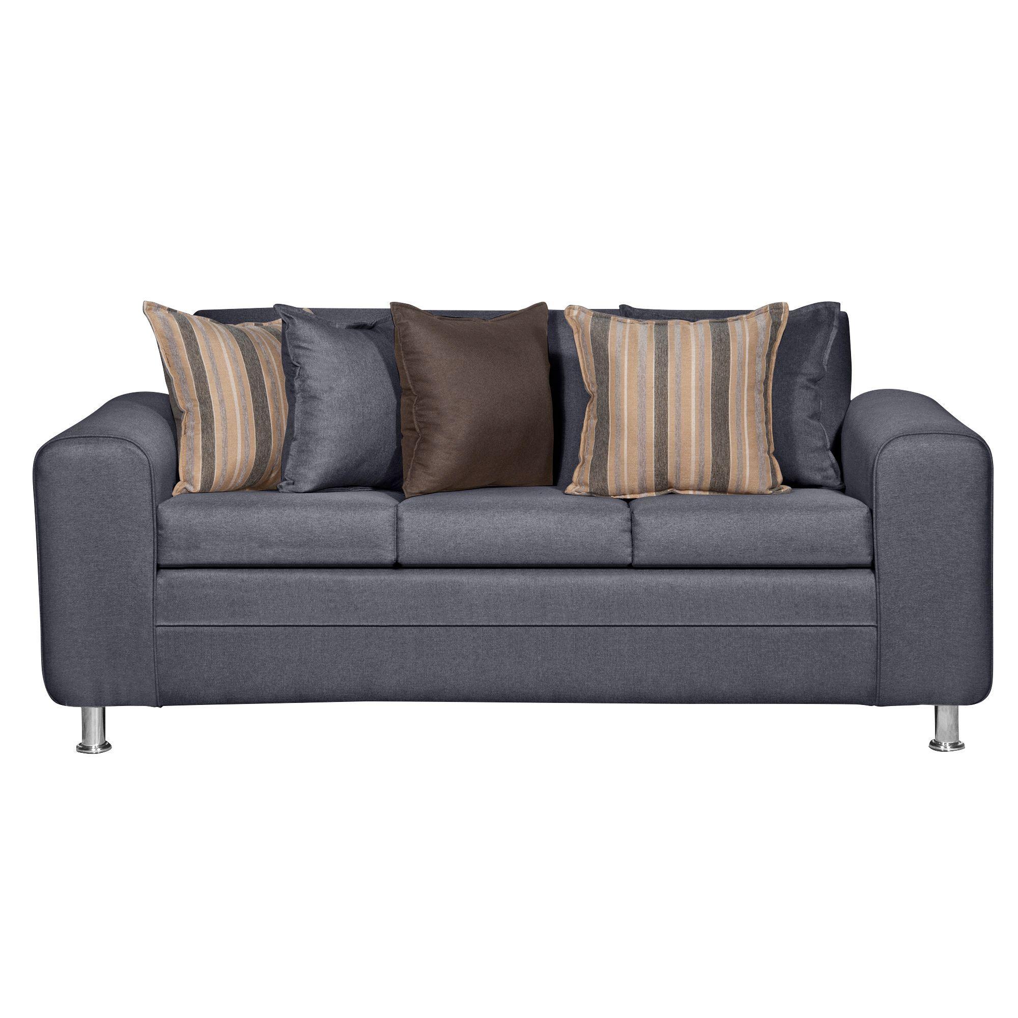 SOFA LEGEND 3 CUERPOS + 2 POUF GRIS-2