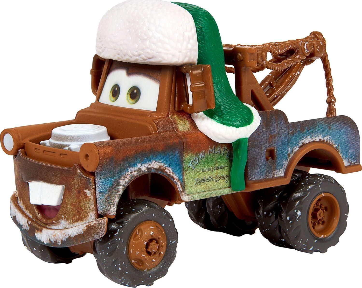 MATTEL DISNEY PIXAR CARS JUEGO DE 5 VEHÍCULOS TEMÁTICOS DE INVIERNO-4
