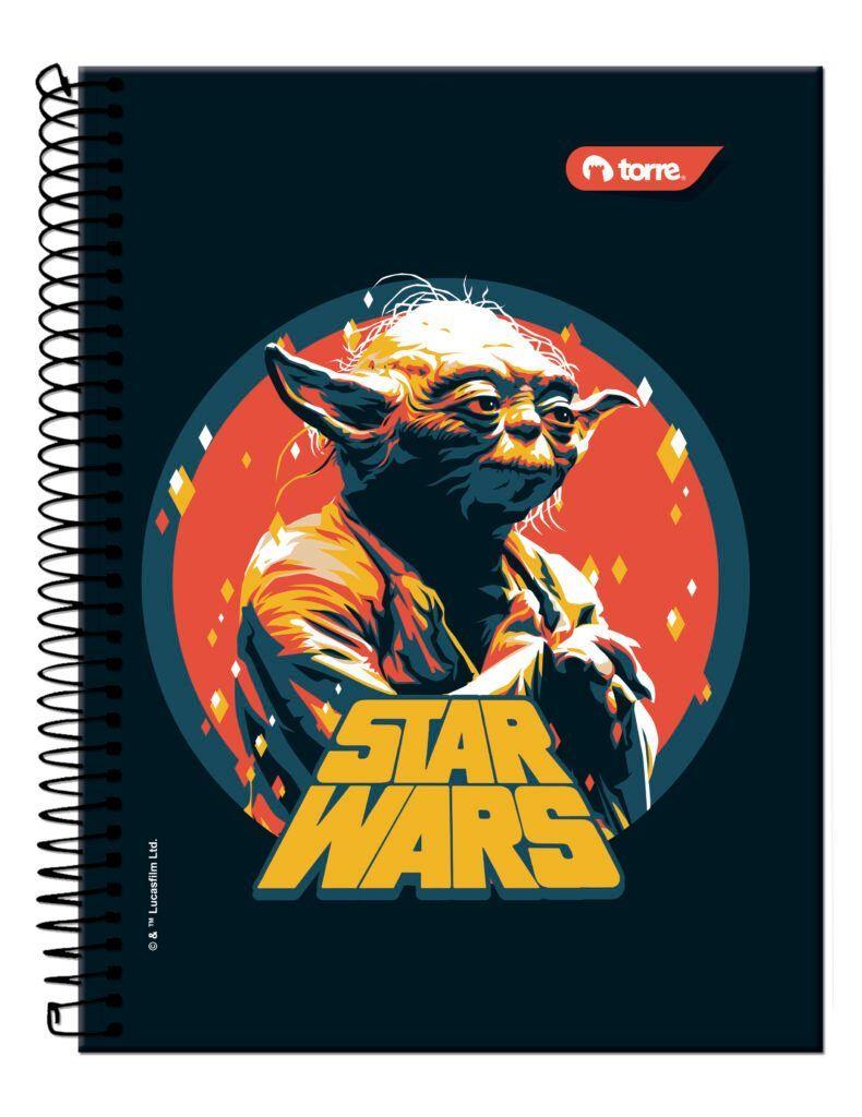 CUADERNO STAR WARS TORRE 3 MATERIAS CARTA 7mm 150 HOJAS-2