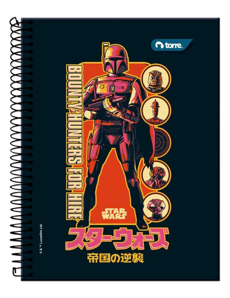CUADERNO STAR WARS TORRE 3 MATERIAS CARTA 7mm 150 HOJAS-3