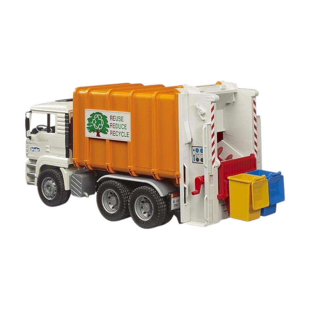 CAMI N DE BASURA DE CARGA TRASERA MAN TGA BRUDER-1