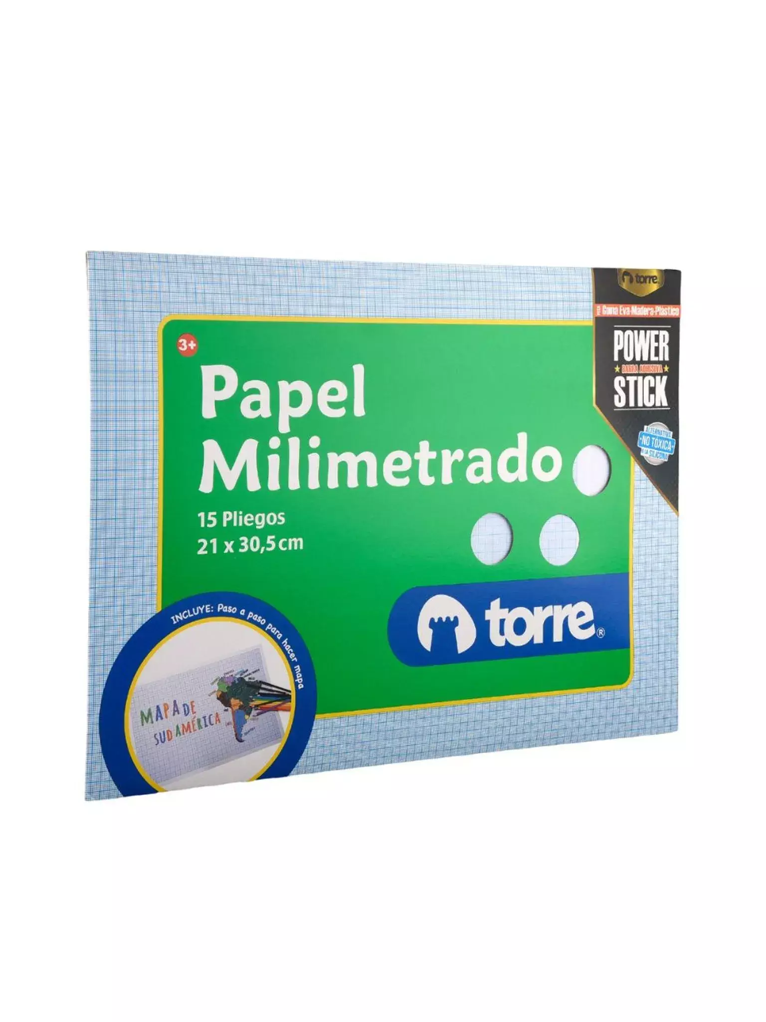 Papel Milimetrado Torre 15 Pliegos 21 x 30 5 cm-0