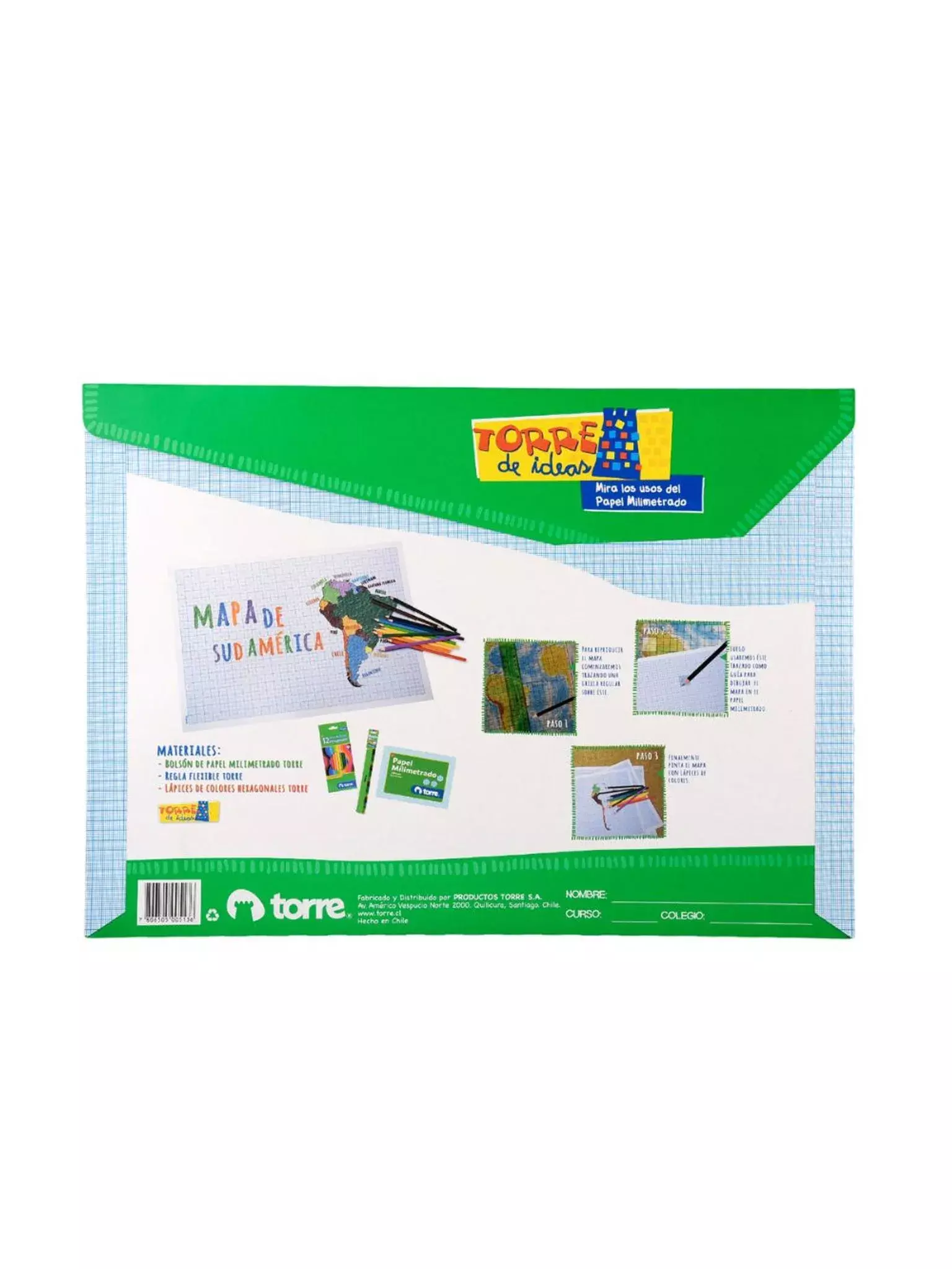 Papel Milimetrado Torre 15 Pliegos 21 x 30 5 cm-1