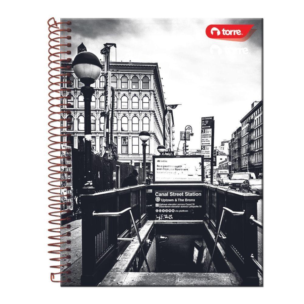 CUADERNO TOP BLACK&WHITE 7MM 150 HJS UNIDAD-4