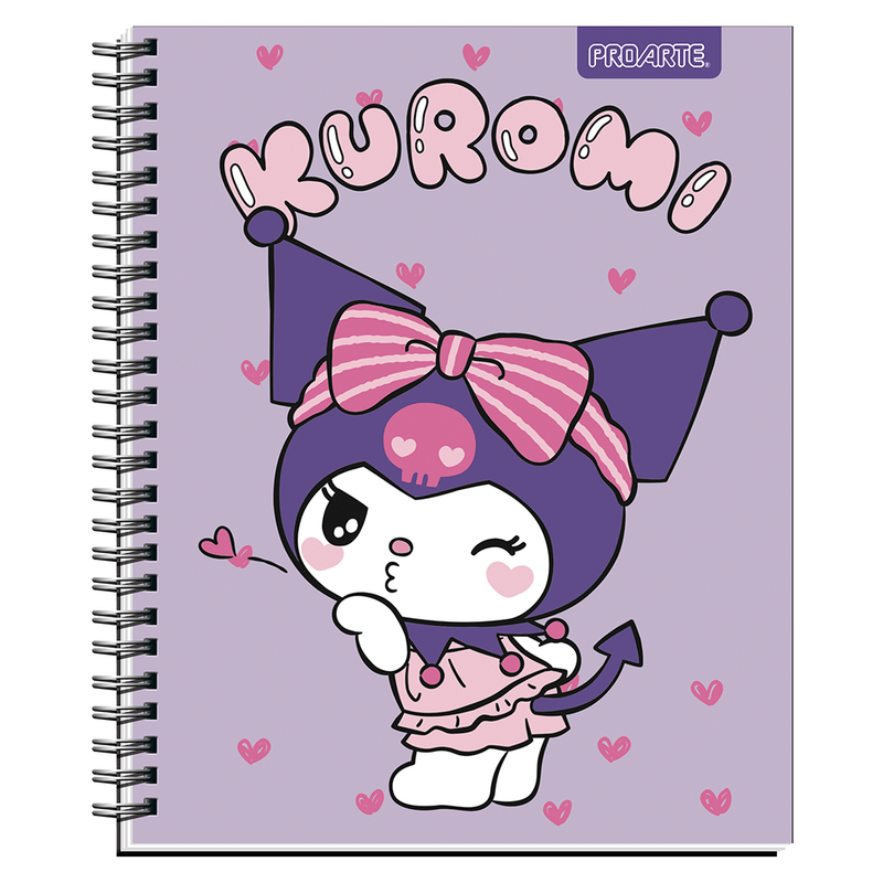 CUADERNO UNIVERSITARIO 7MM 100H KUROMI PACK 10-2