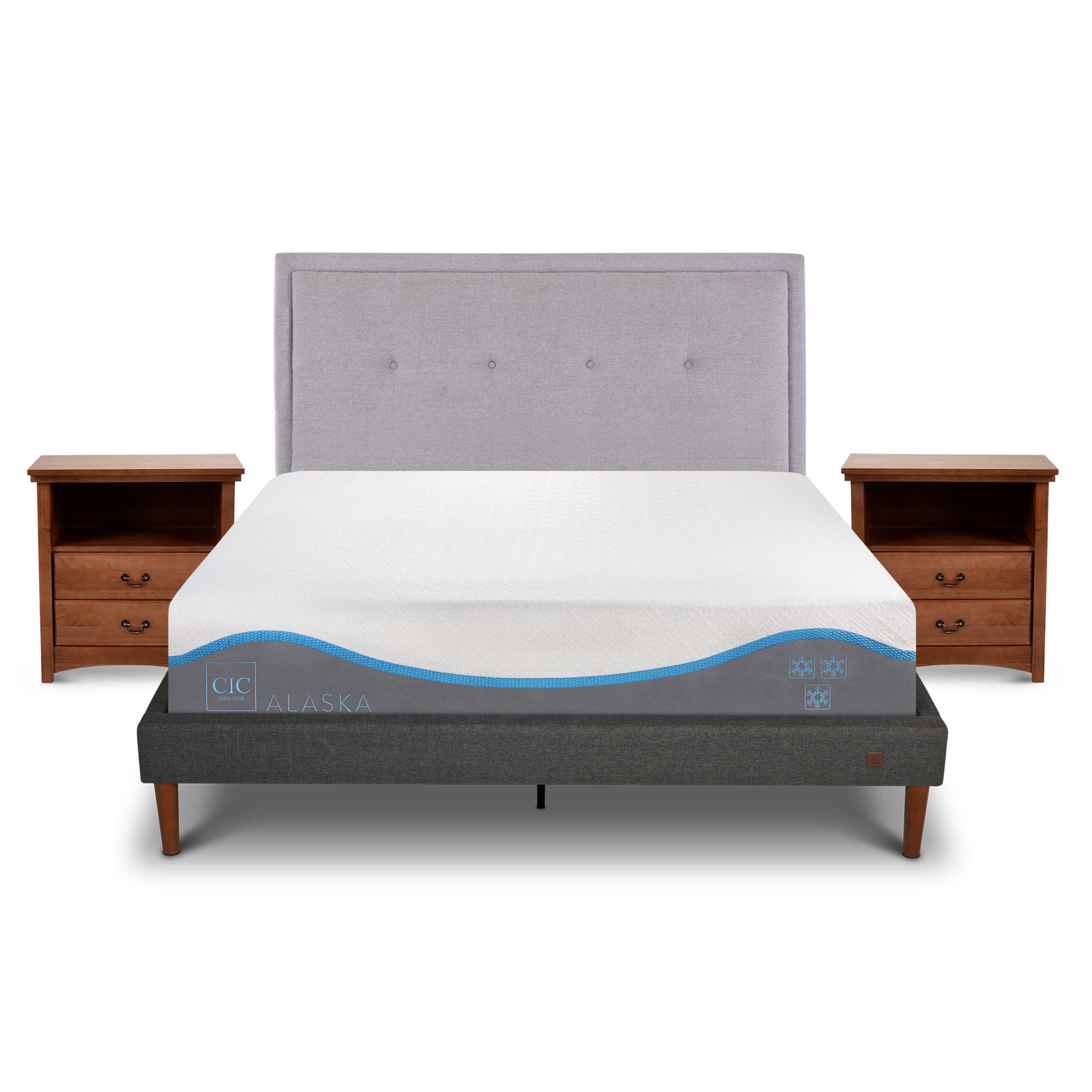 CAMA EUROPEA CURVE ALASKA 2 PLAZAS + SET GANGES-0