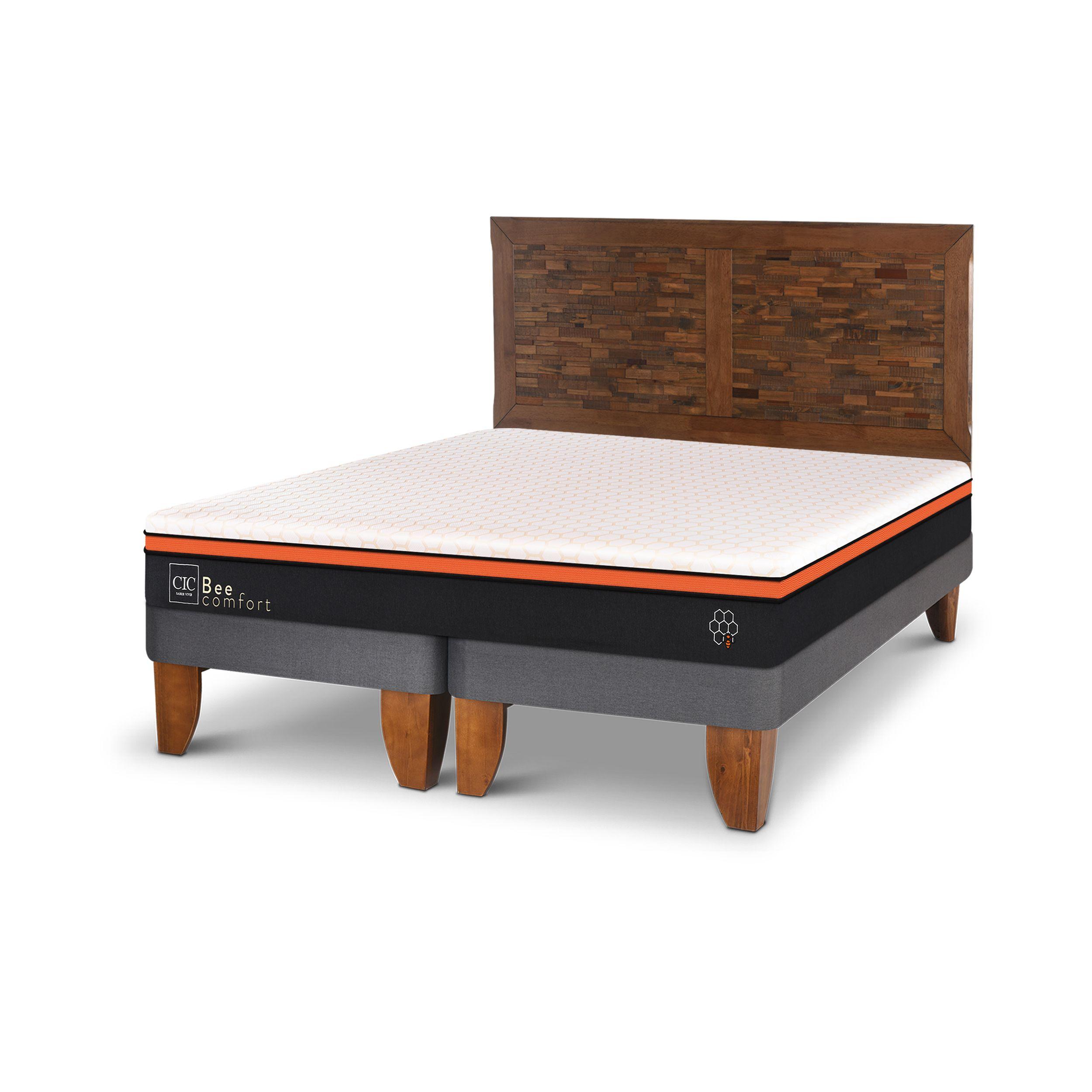 CAMA EUROPEA BEE COMFORT KING RESPALDO ANTIQUE-1