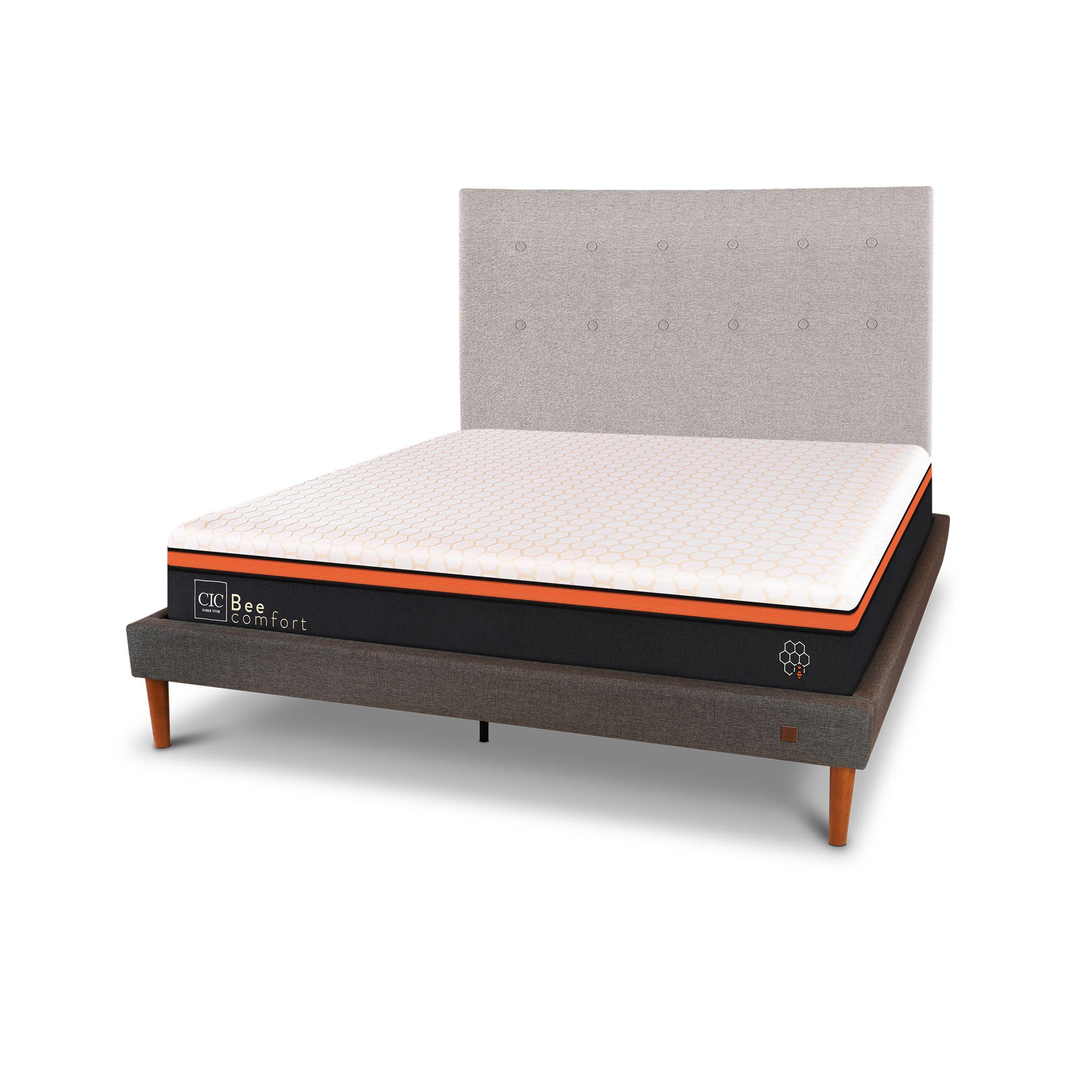 CAMA EUROPEA CURVE BEE COMFORT 2P RESPALDO TIGRIS-1