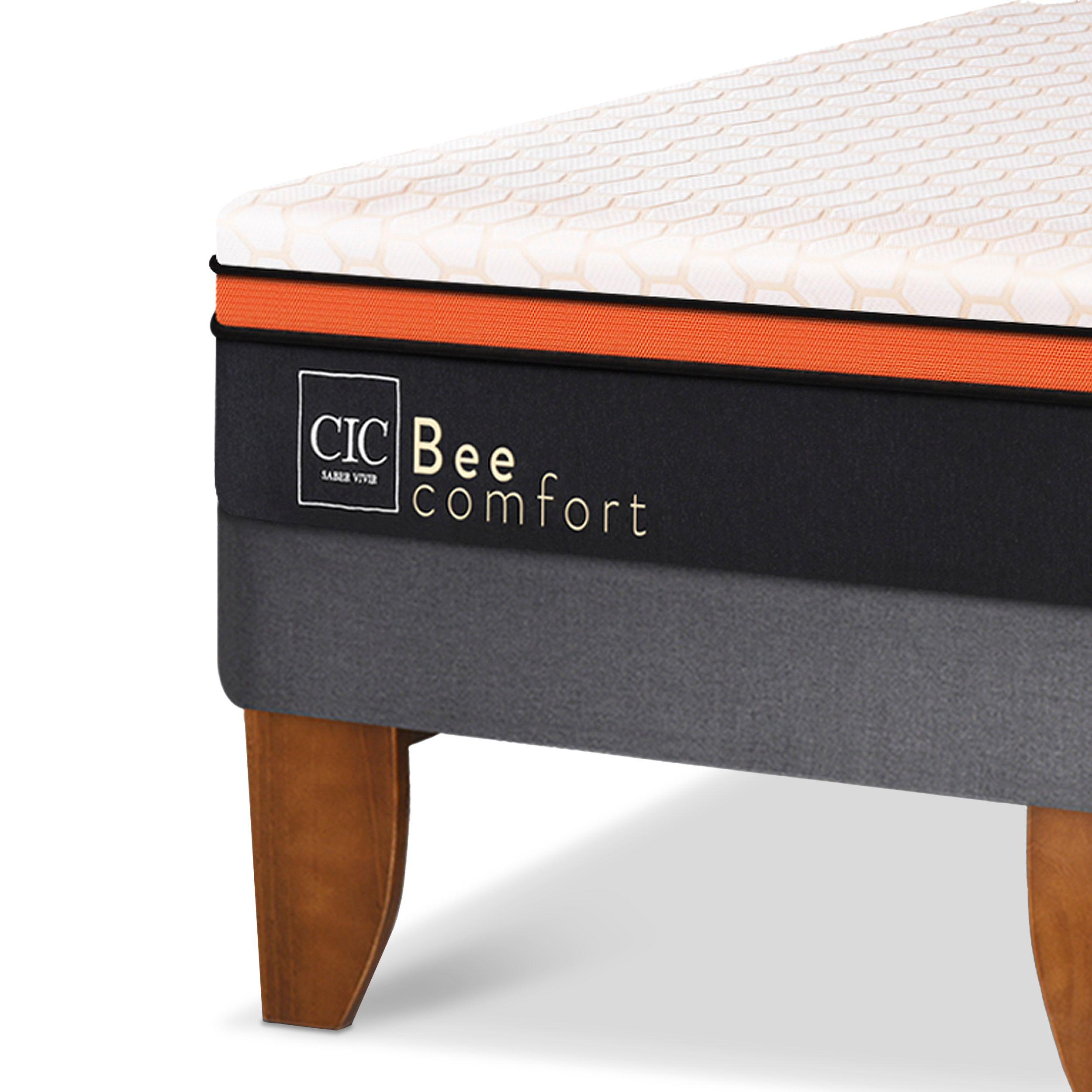 CAMA EUROPEA BEECOMFORT 2 PLAZAS + RESPALDO MILAN OLIVO-4