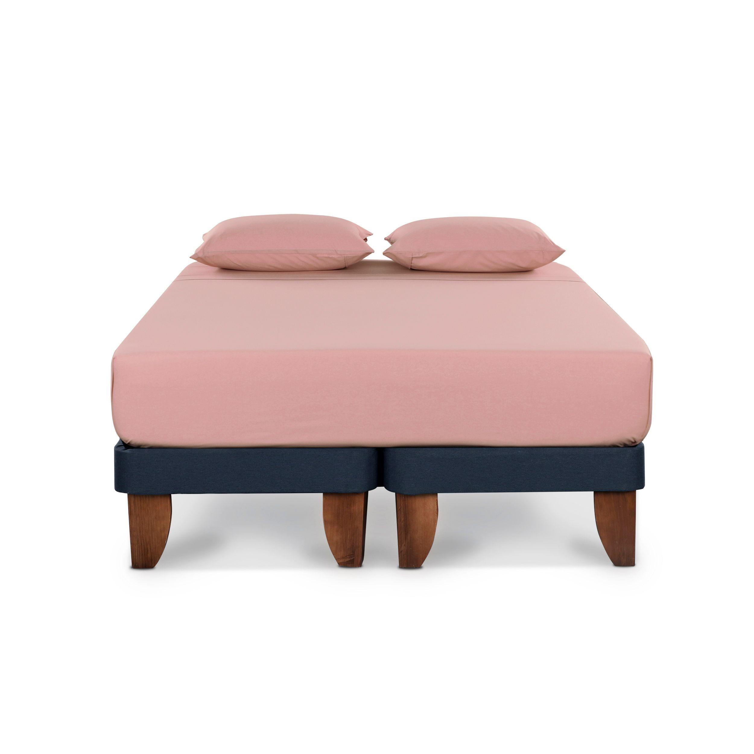 SET SABANAS LISAS 180H ROSA SGL-6