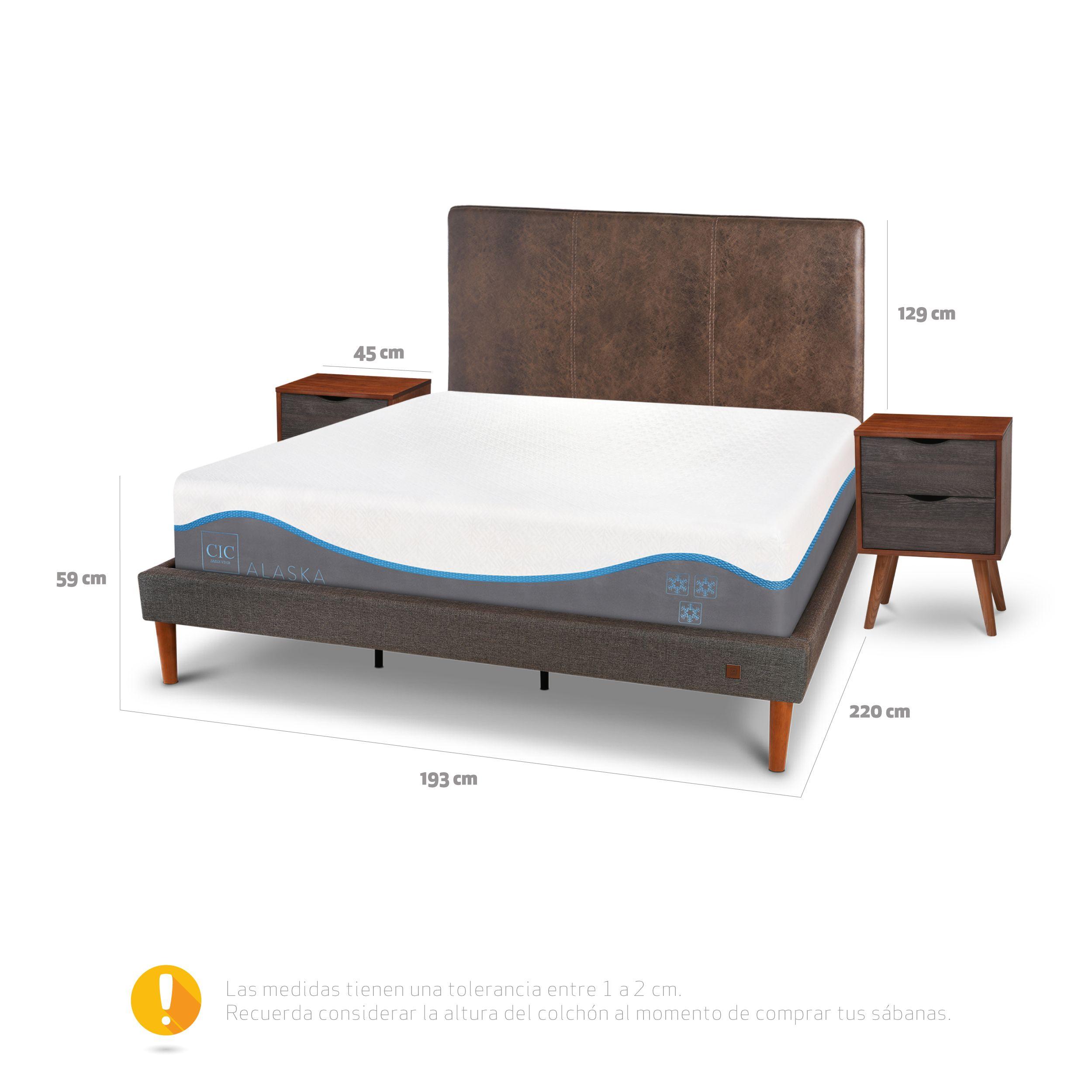 CAMA EUROPEA CURVE ALASKA KING + SET BAKER-2