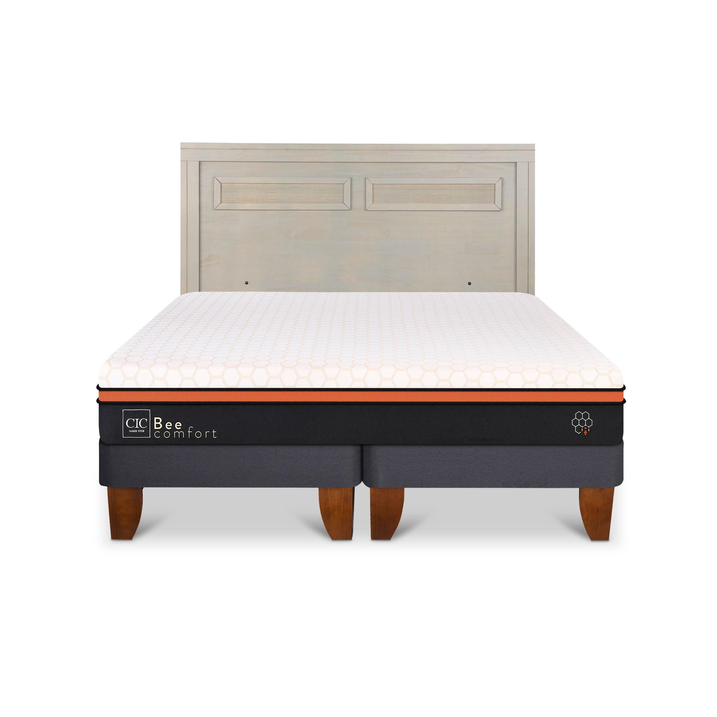 CAMA EUROPEA BEECOMFORT 2 PLAZAS + RESPALDO MILAN ALPINO-0
