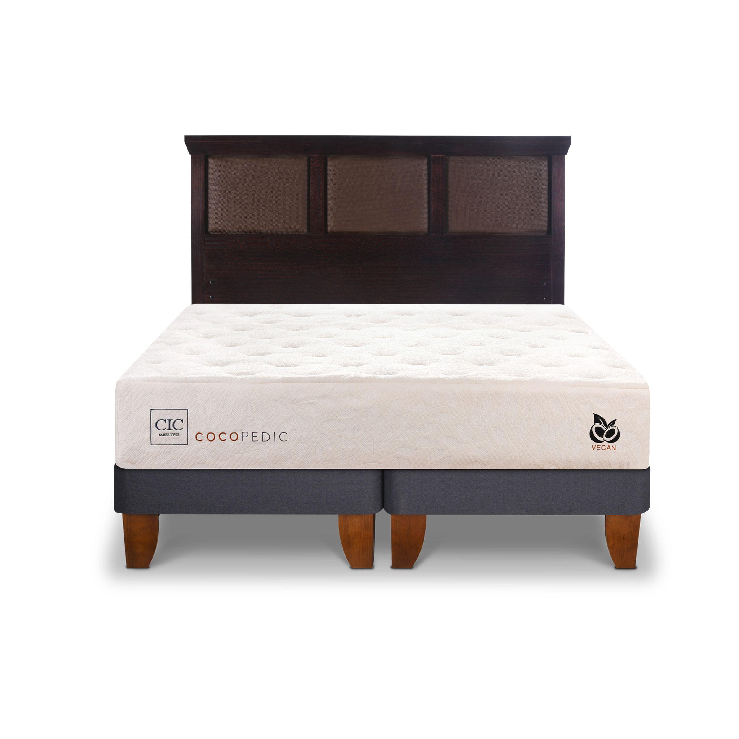 CAMA EUROPEA COCOPEDIC 2P BD RESPALDO NEW TORINO CHOC-0