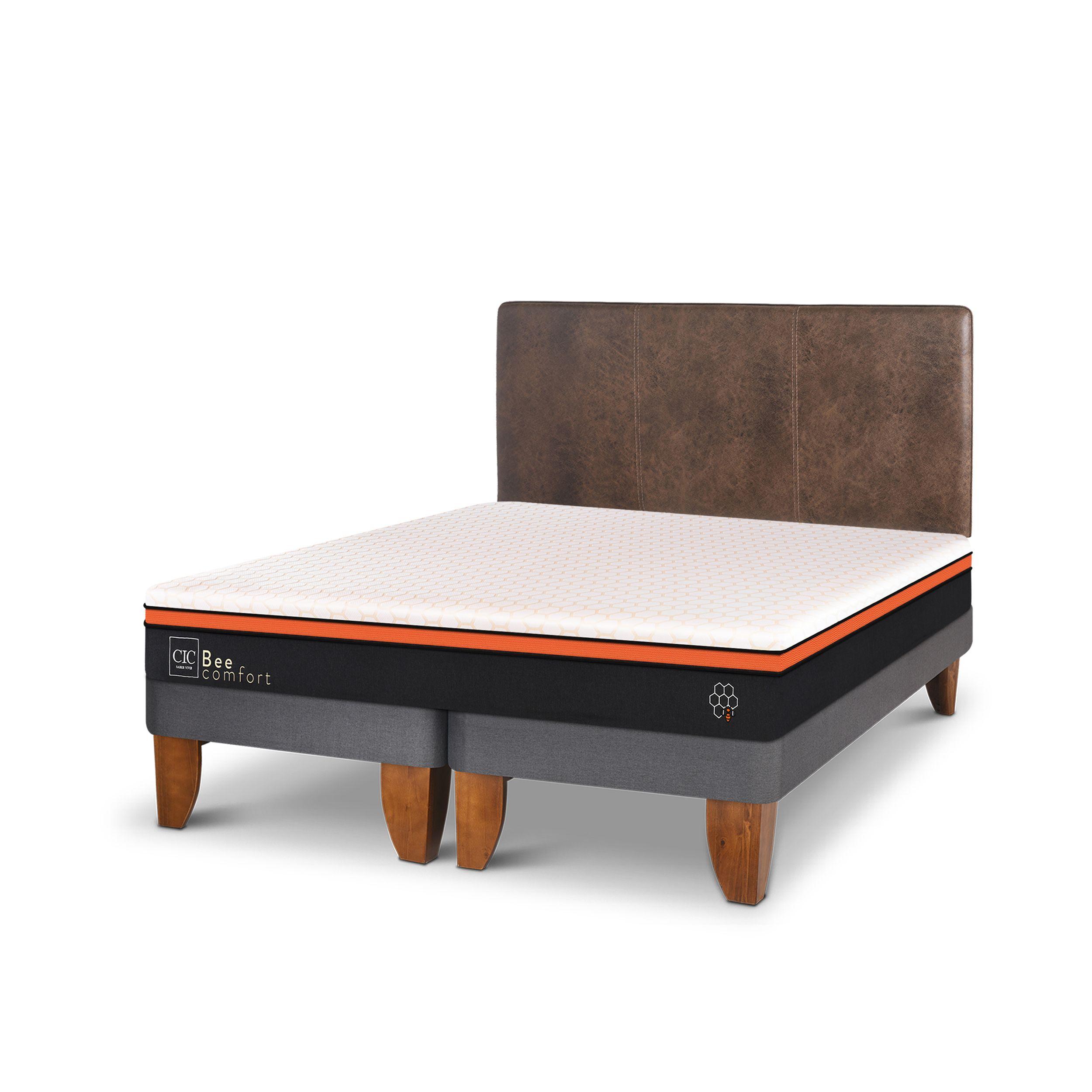 CAMA EUROPEA BEE COMFORT KING + RESPALDO BAKER-1