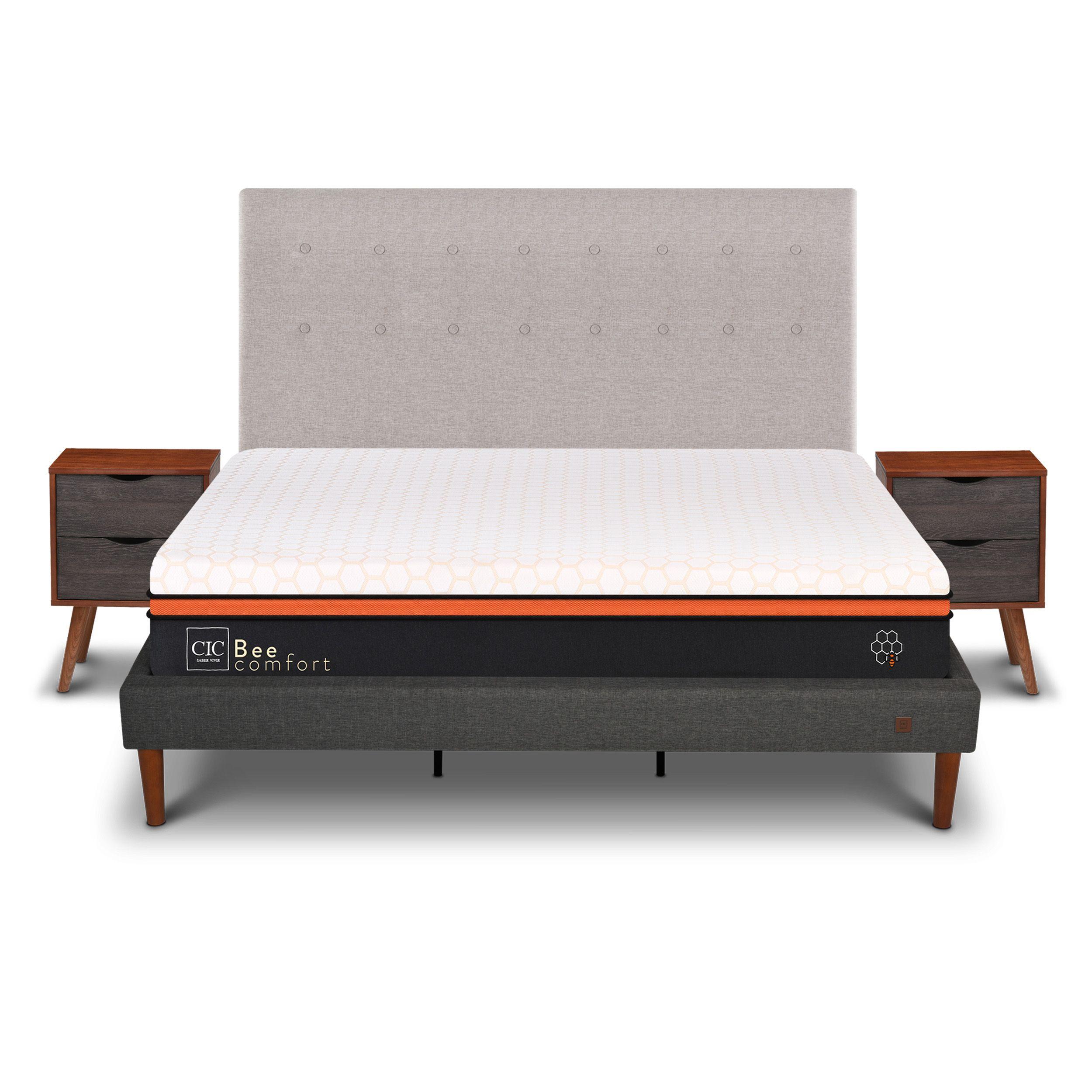 CAMA EUROPEA CURVE BEE COMFORT KING TIGRIS S/T-0