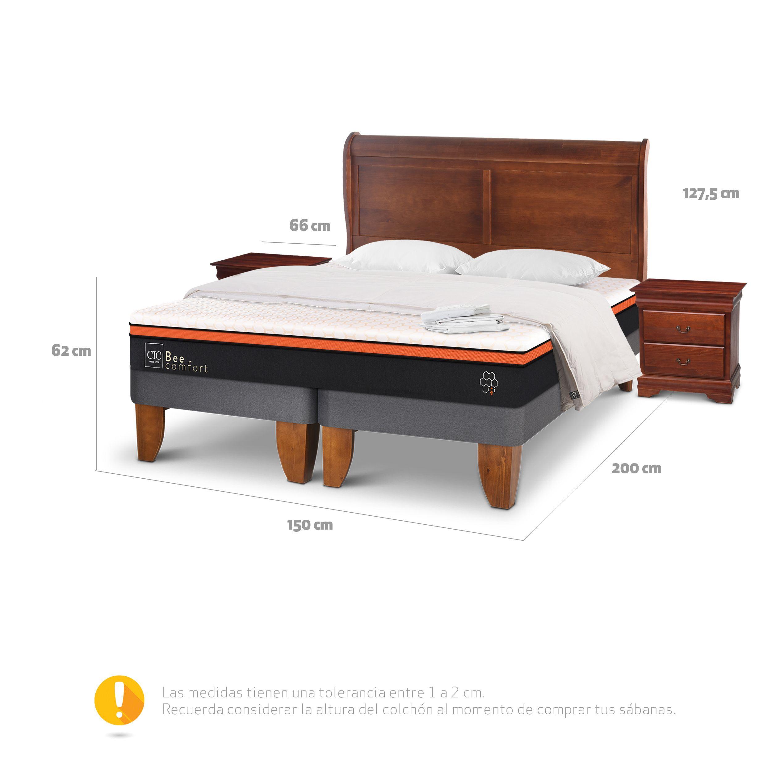 CAMA EUROPEA BEE COMFORT 2P BD MIRO-2