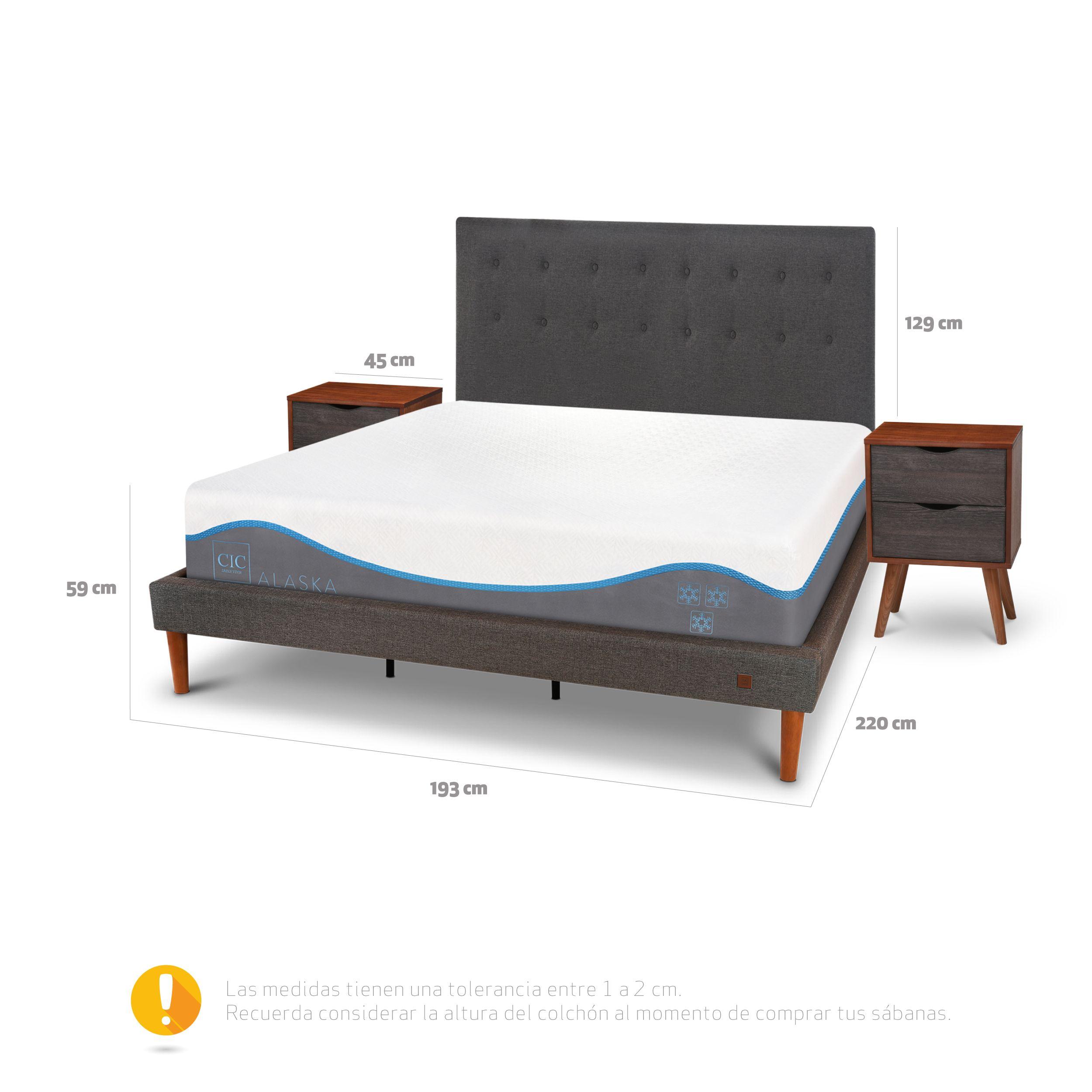 CAMA EUROPEA CURVE ALASKA KING + SET EUFRATES-2
