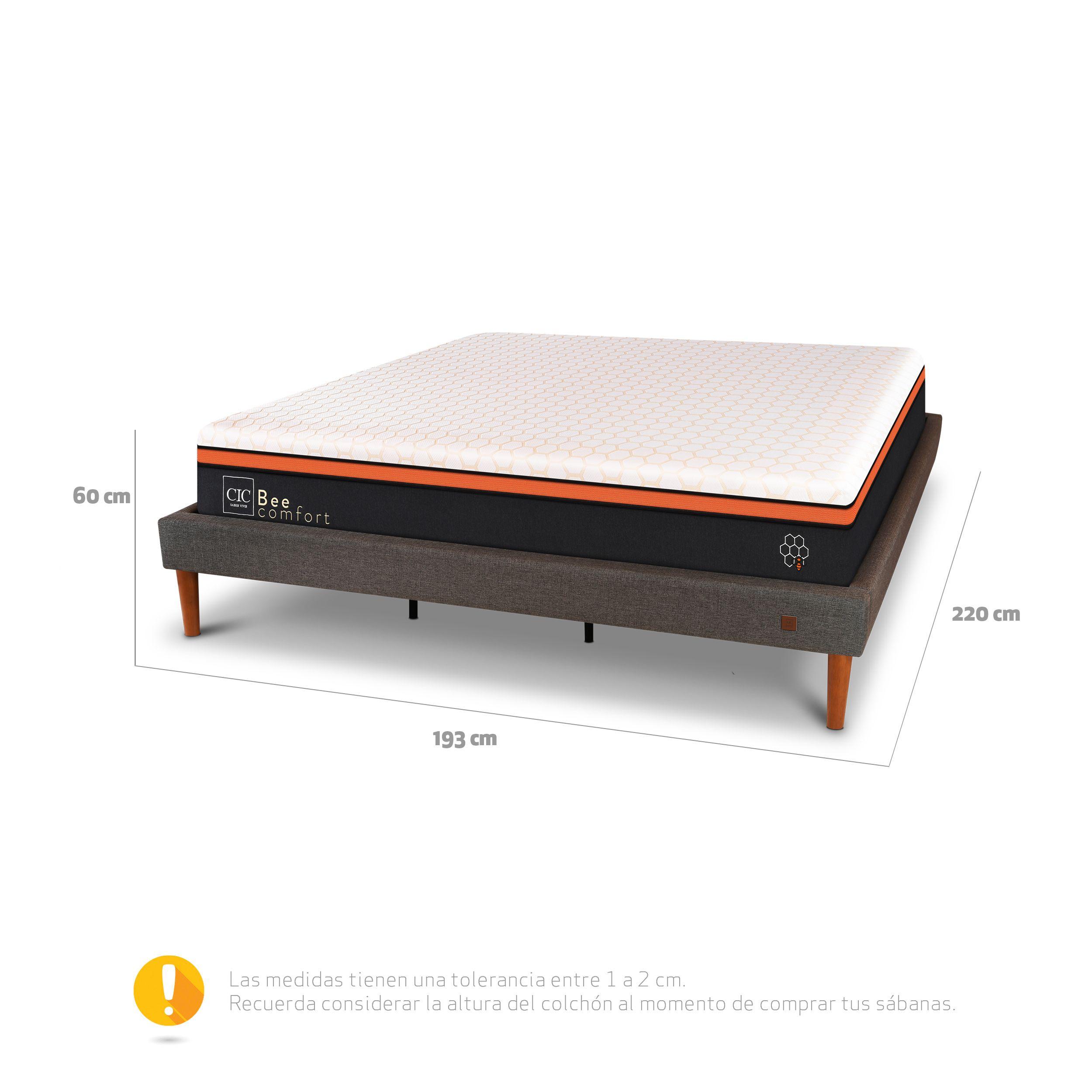 CAMA EUROPEA CURVE BEE COMFORT KING-2