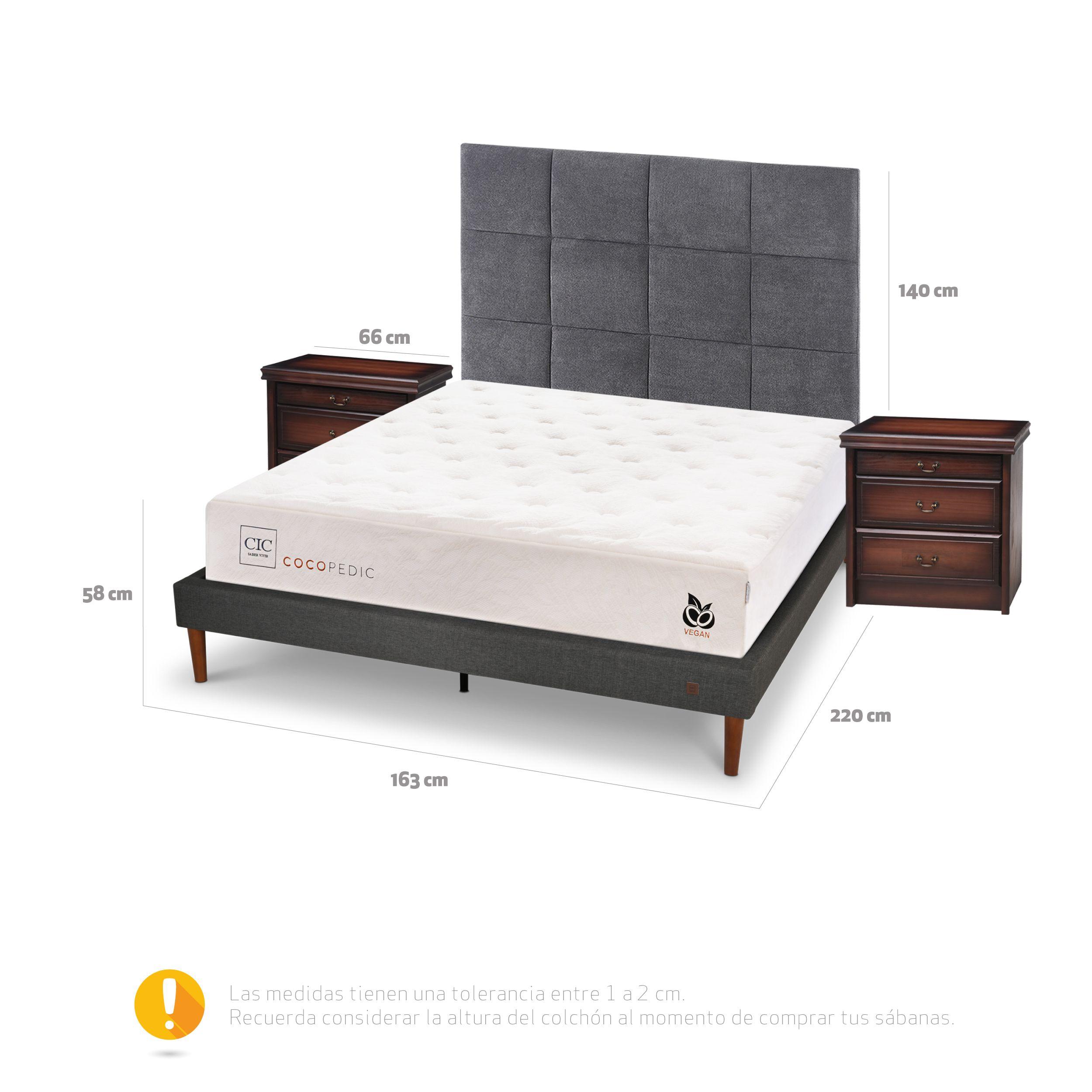 CAMA EUROPEA CURVE COCOPEDIC 2P BD TAMESIS S/T-2