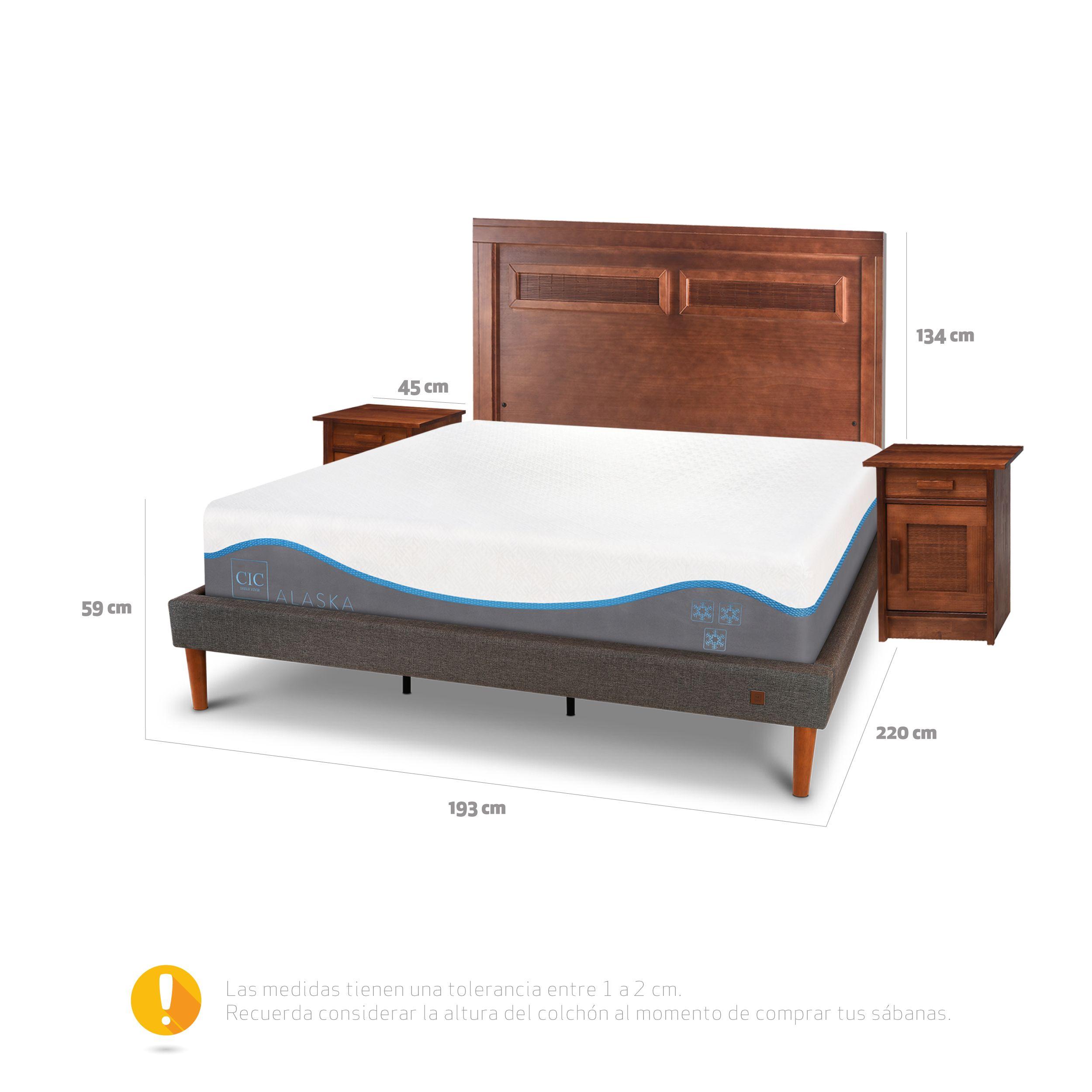 CAMA EUROPEA CURVE ALASKA KING + SET MILAN CARAMEL-2