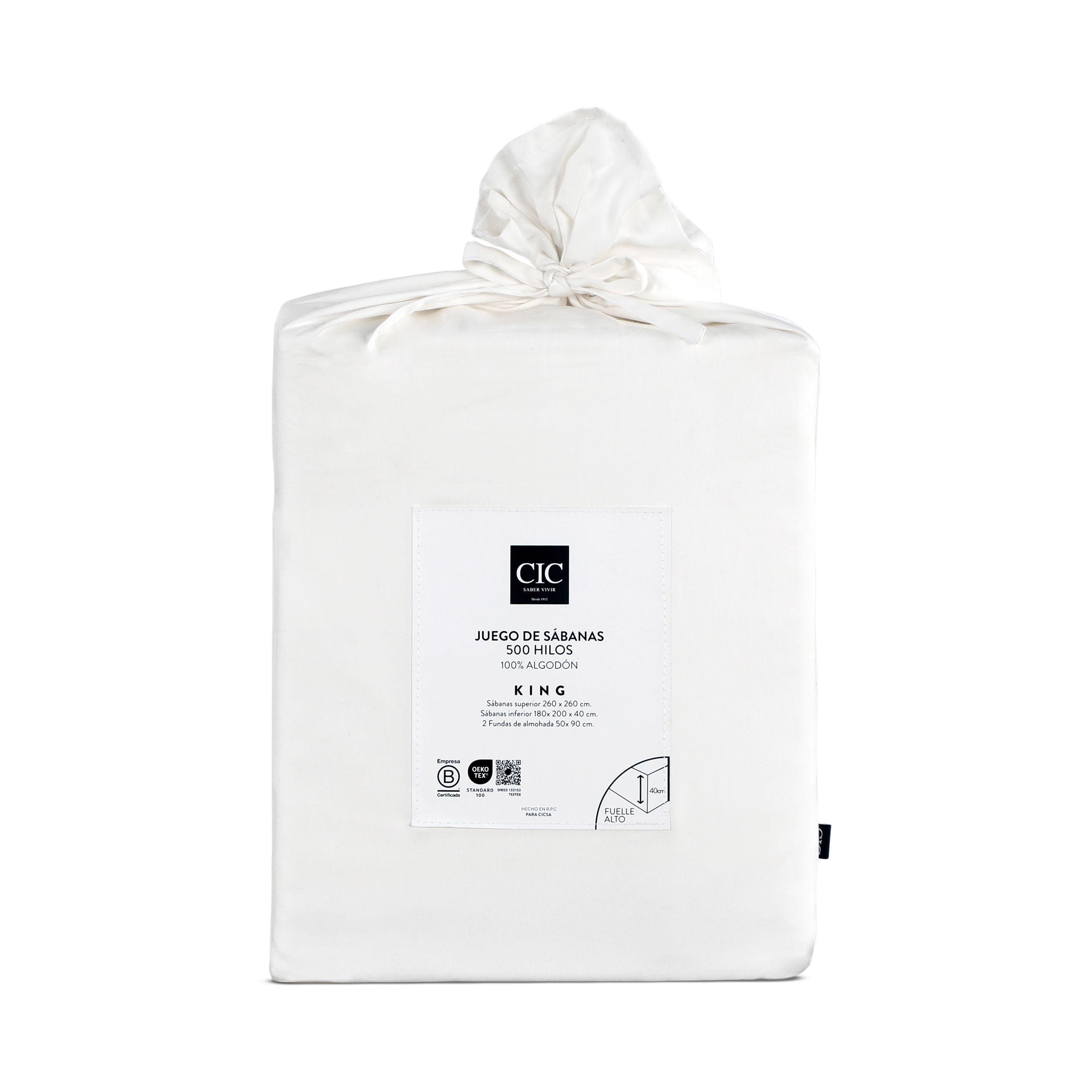 SET SABANA LISAS 500H BLANCO KING-9