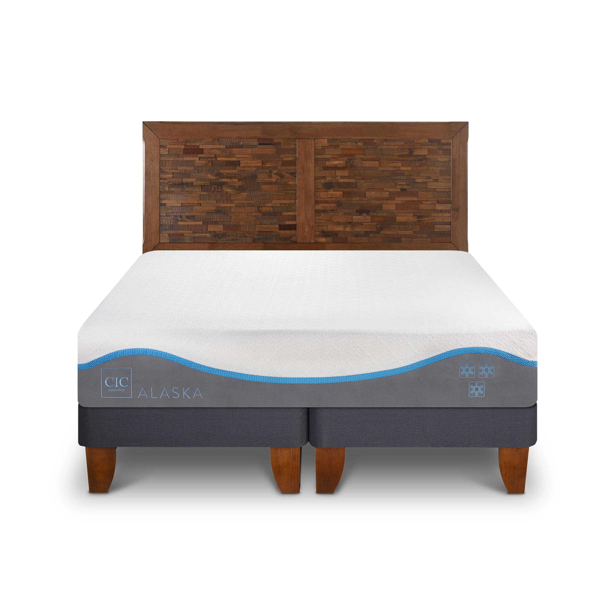 CAMA EUROPEA ALASKA KING + RESPALDO ANTIQUE-0