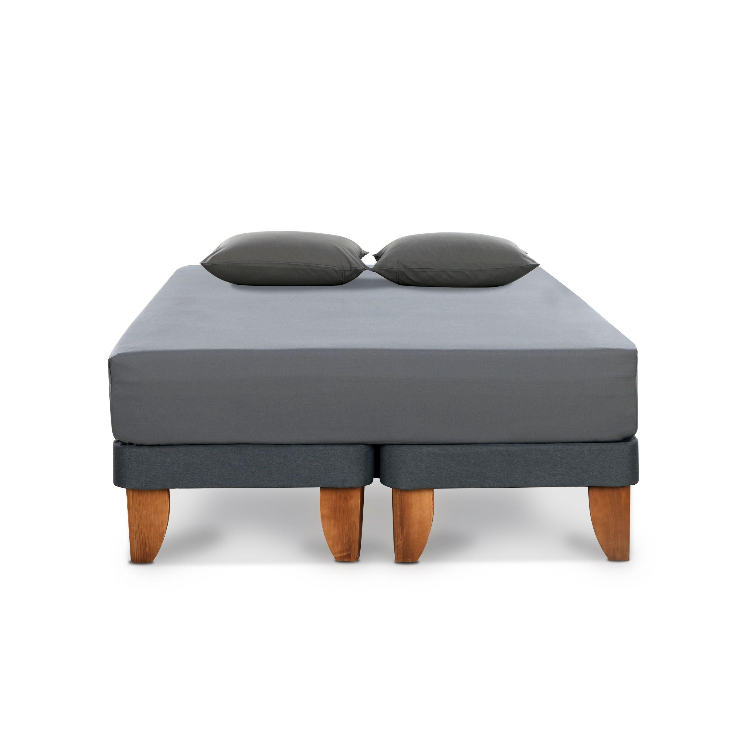 SET SABANA LISAS 220H GRIS KING-5